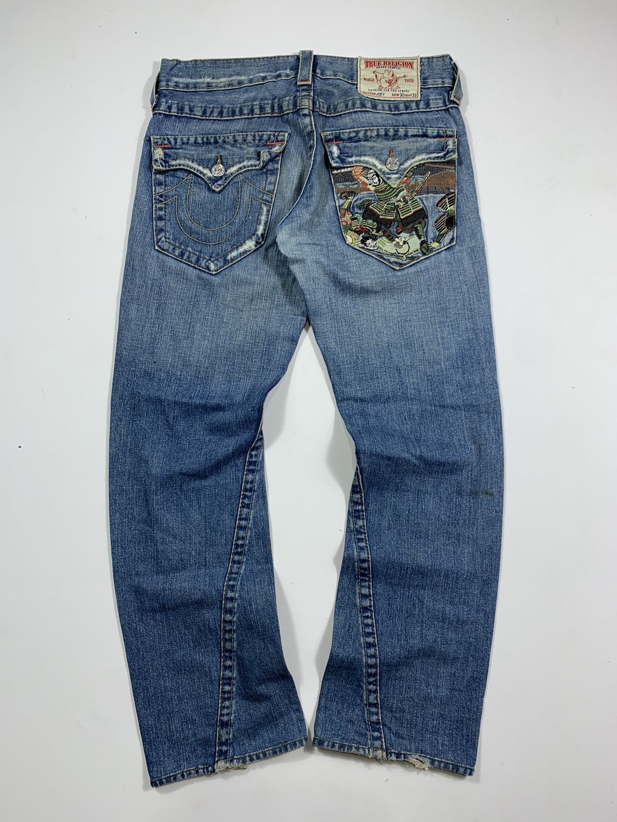 image of Made In USA x True Religion Binding Offer Vintage True Religion Jeans Section in Denim (Size 30)