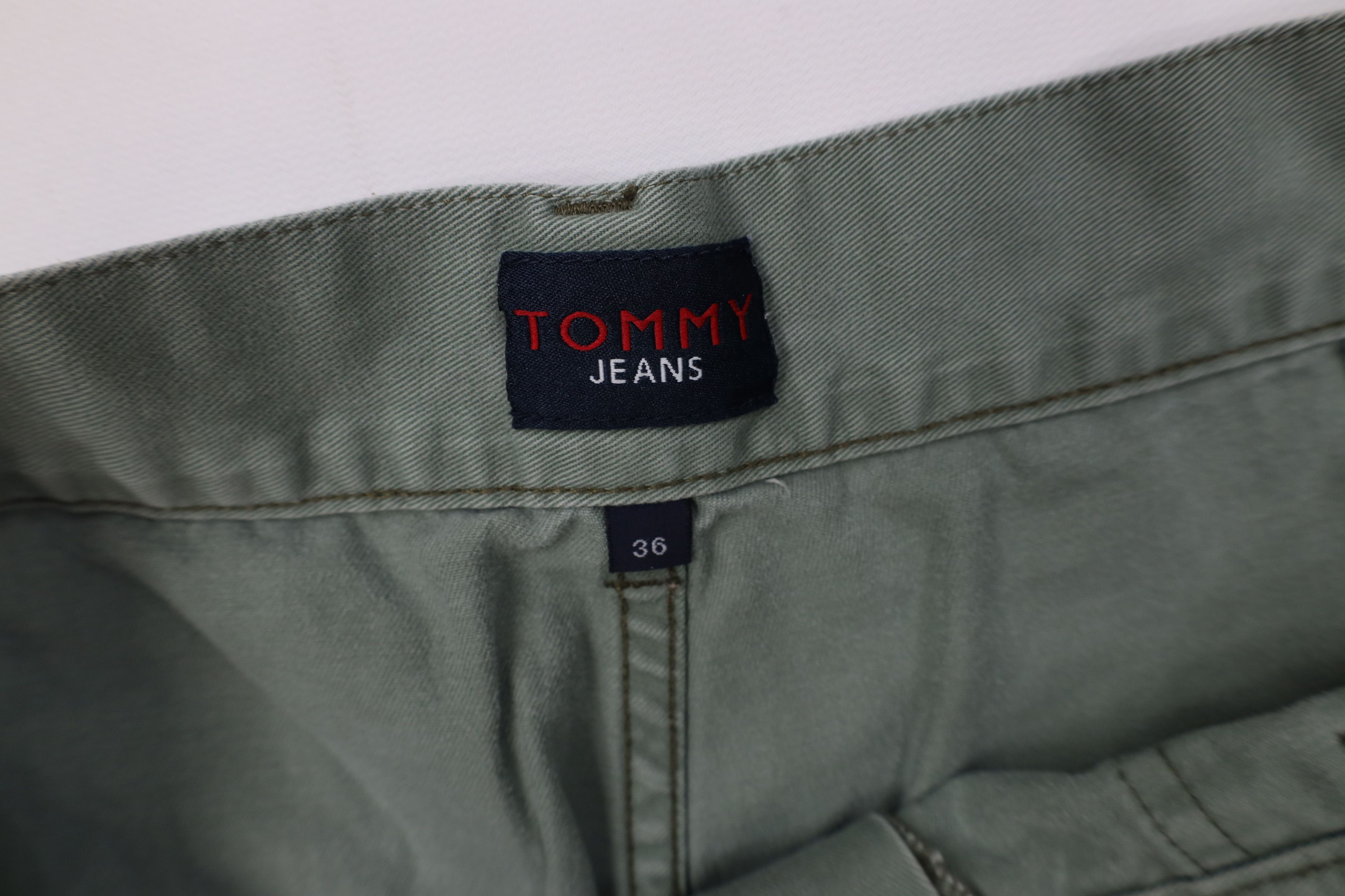 Tommy Hilfiger Vintage 90s Tommy Hilfiger Surplus Military Shorts Green Size US 36 / EU 52 - 7 Thumbnail