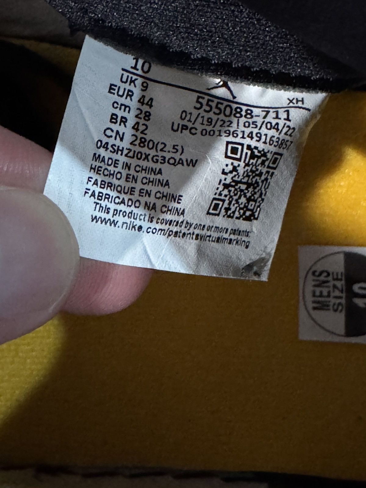 Jordan Brand Jordan 1 Yellow Toe Size US 10 / EU 43 - 7 Thumbnail