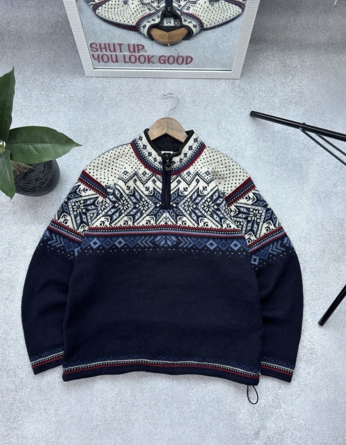 Dale Of Norway DALE OF NORWAY VINTAGE WOOL VAIL SWEATER 1/3 ZIP SIZE S MEN Size US S / EU 44-46 / 1 - 1 Thumbnail