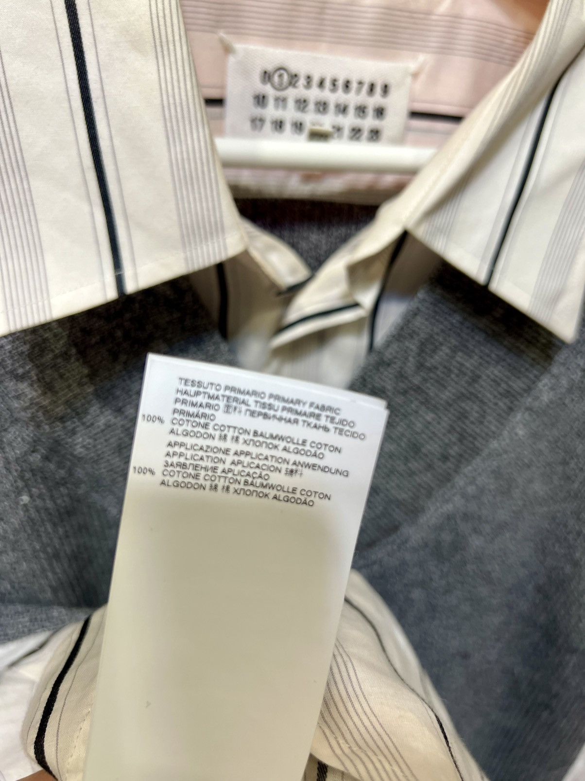 Maison Margiela JOHN GALLIANO super oversized trompr l’oeil shirt, s/s 2020 Size US XXL / EU 58 / 5 - 11 Thumbnail
