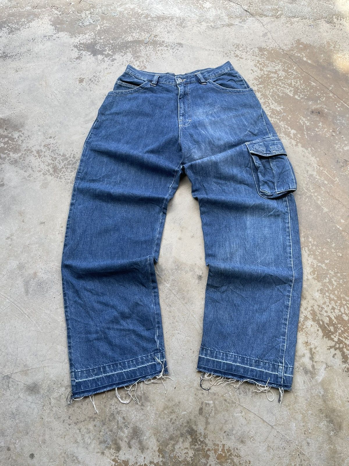 Vintage Y2K Hawaii Piko Cargo Jeans Baggy