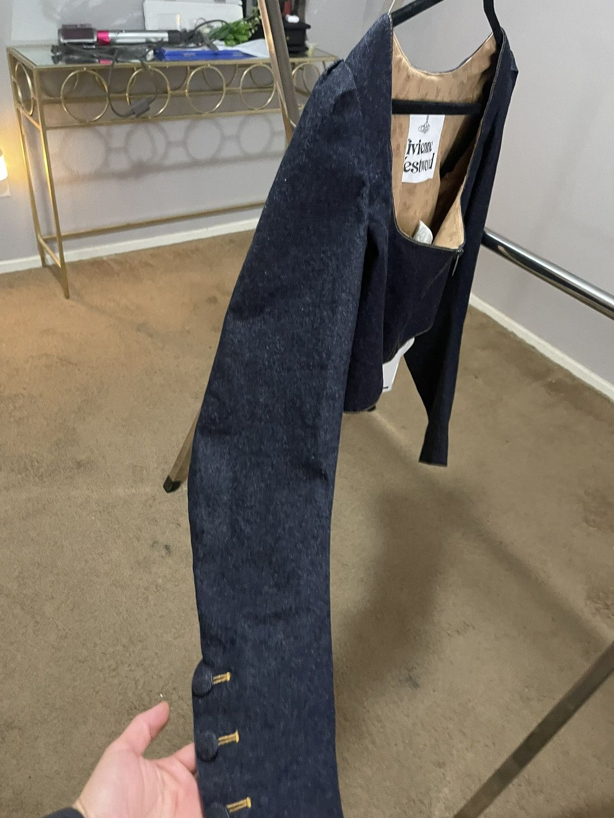 Vivienne Westwood Navy Spencer Jacket (bustier/corset) Size M / US 6-8 / IT 42-44 - 6 Thumbnail