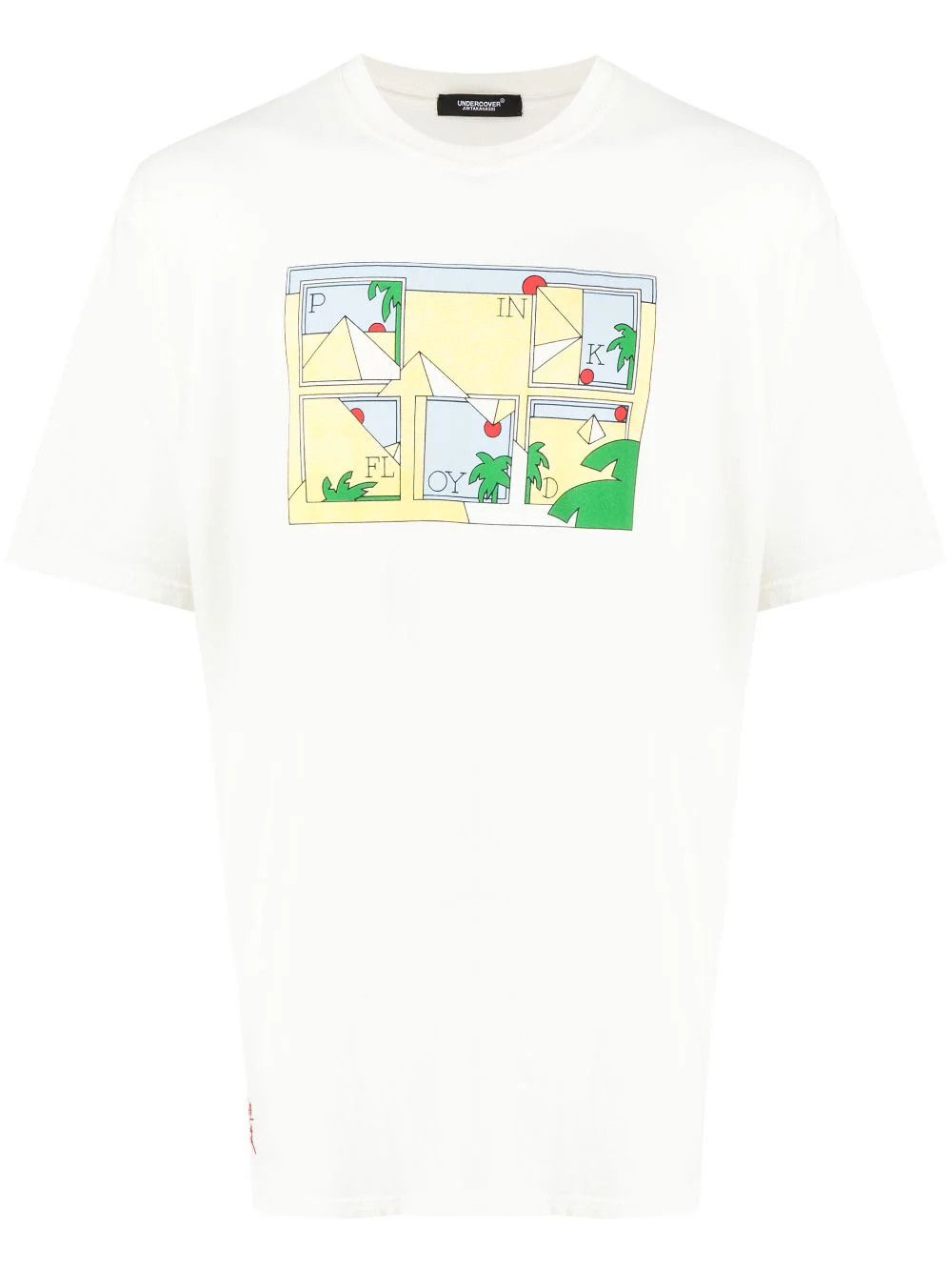 Undercover o1mle0824 Print T-Shirts in White Size US XL / EU 56 / 4 - 1 Thumbnail