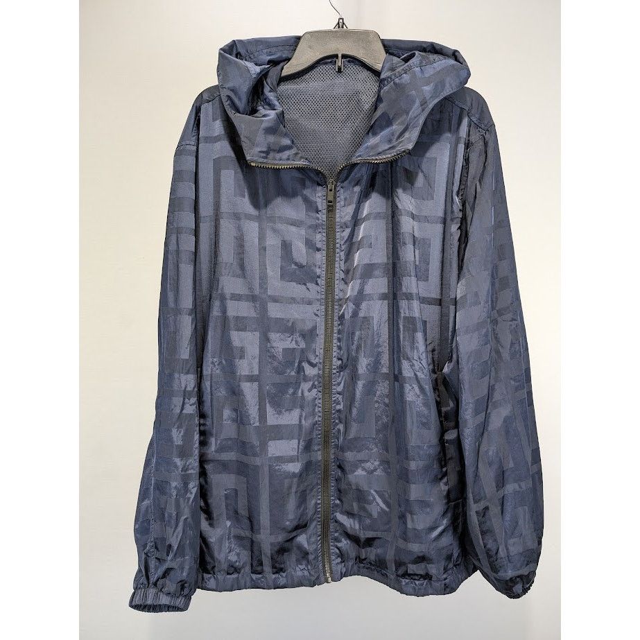 Givenchy o1rshd1 Windbreaker Jacket in Navy Size US M / EU 48-50 / 2 - 2 Thumbnail