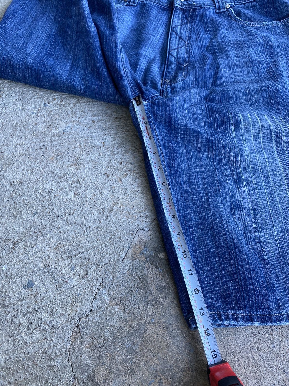 JNCO × Southpole × Vintage Vintage Y2K Baggy Southpole Style Jorts Jean Shorts Size US 36 / EU 52 - 14 Thumbnail