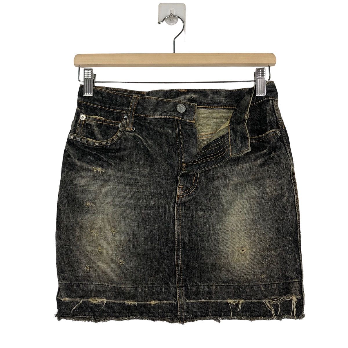 Hysteric Glamour 🔥Punk Design Skirt Denim Kinky Hysteric Glamour Japan Size 28" / US 6 / IT 42 - 9 Thumbnail