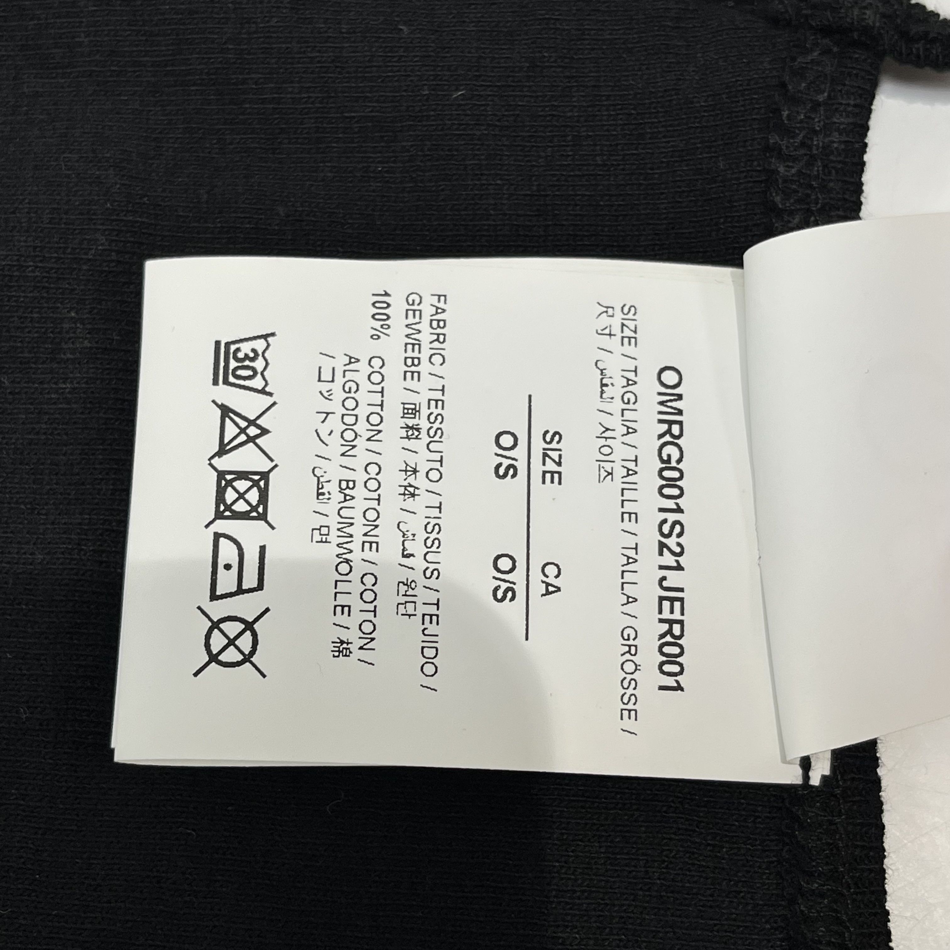 Off-White Off-White Logo Face Mask Black Size ONE SIZE - 4 Thumbnail
