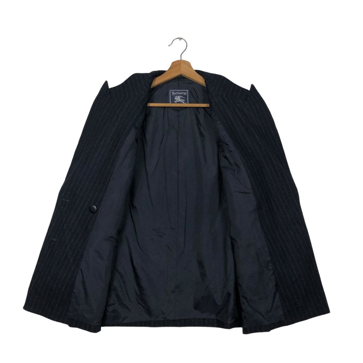 Burberry 🔥VINTAGE BURBERRYS COATS STRIPED DESIGN DOUBLE BREAST Size US M / EU 48-50 / 2 - 15 Thumbnail
