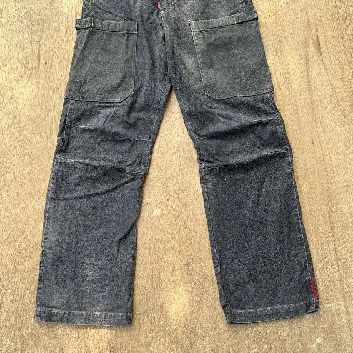 Ecko Unltd. CRAZY 🔥Y2K ECKO UNLTD. WORKWEAR JEANS BAGGY DENIM VERY RARE Size US 32 / EU 48 - 5 Thumbnail