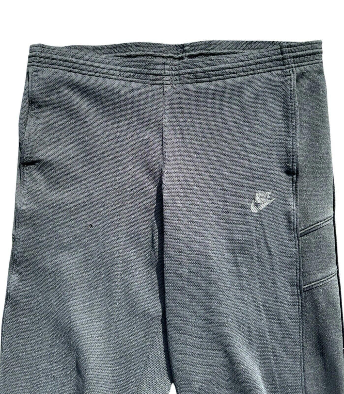 Nike Vintage Nike Y2K Black Zippered Track Pants Sweatpants Sz L Size US 34 / EU 50 - 3 Thumbnail