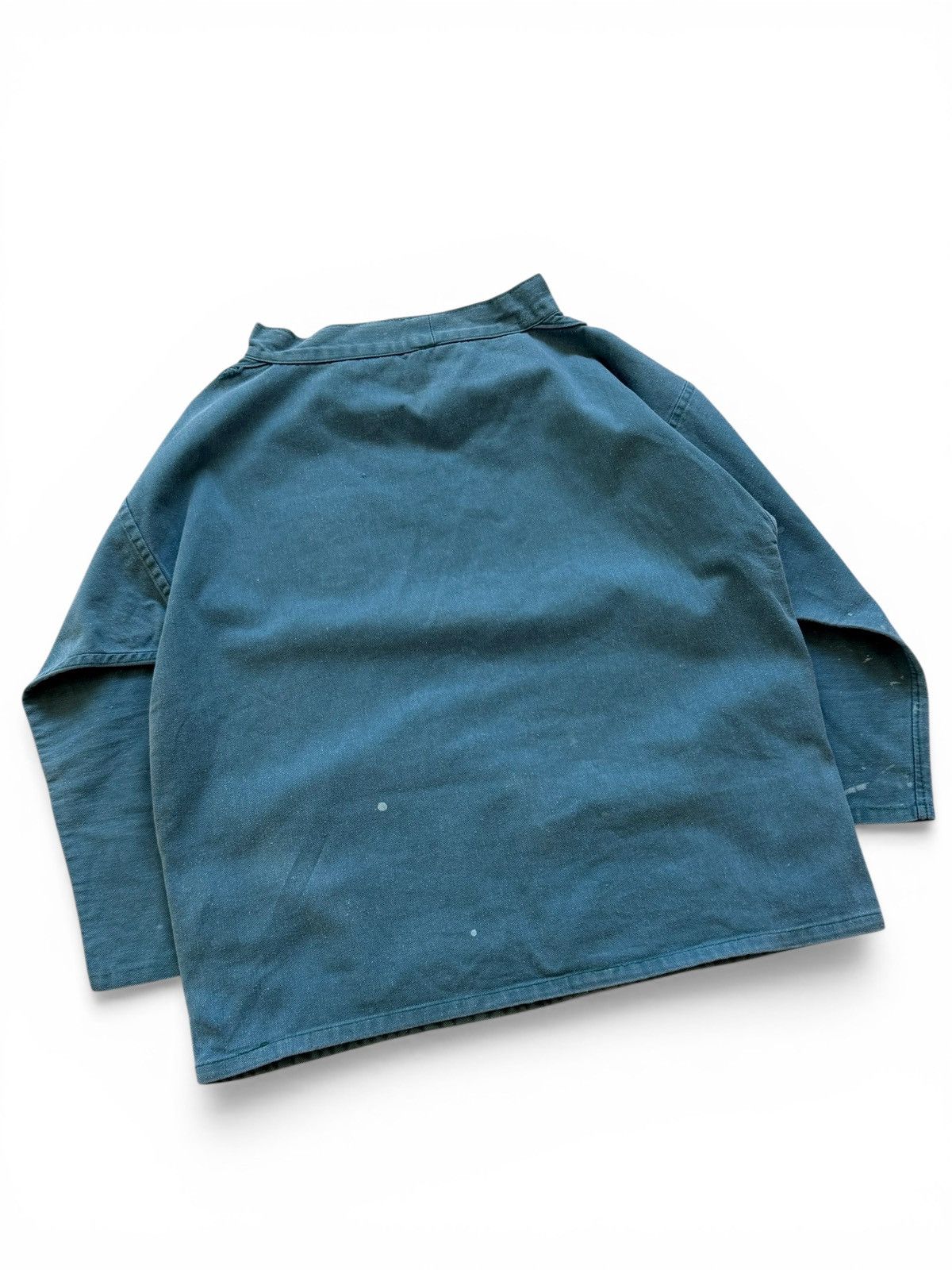 Le Laboureur Vintage 1960s British Workwear Fishing Smock Jacket Size US M / EU 48-50 / 2 - 8 Thumbnail