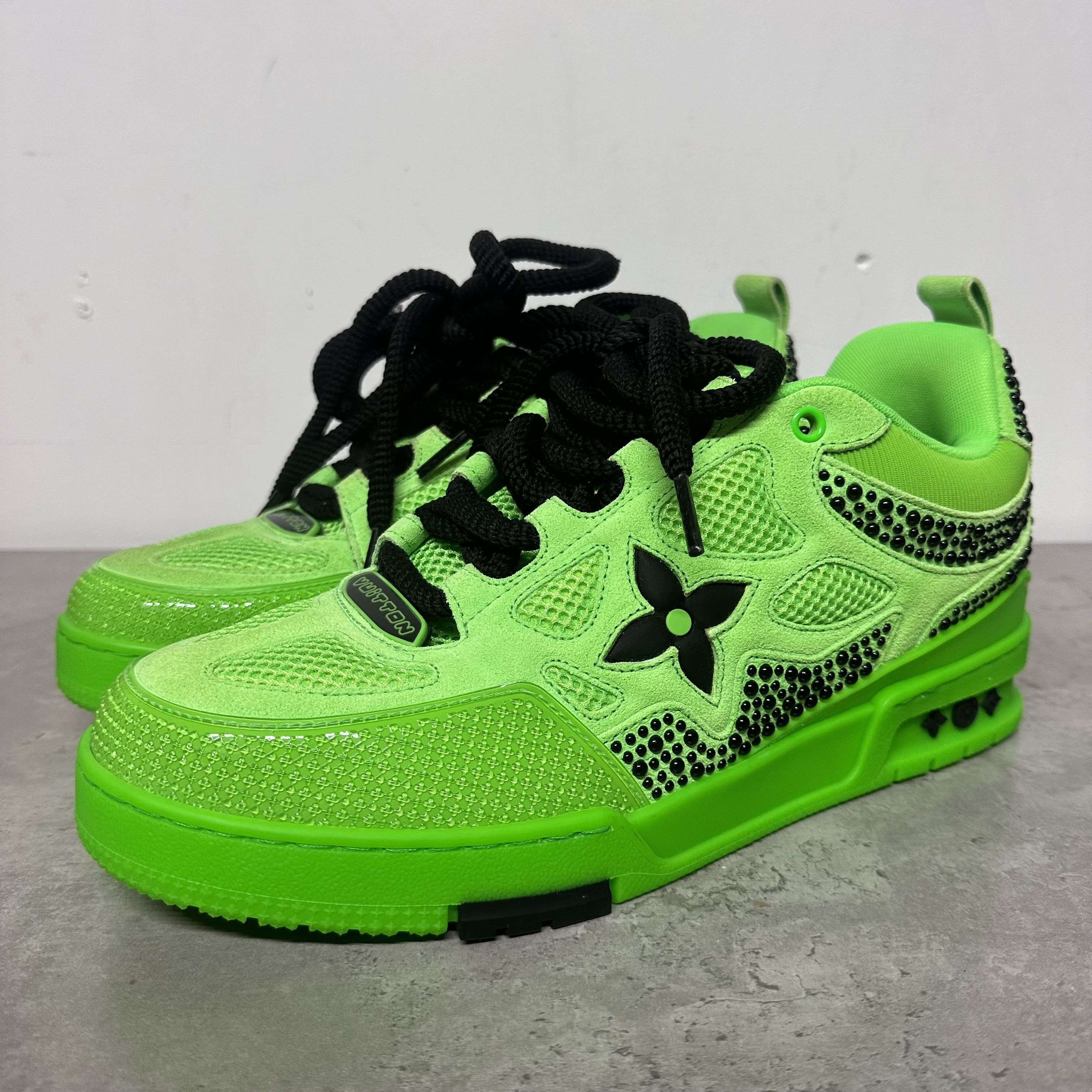 Louis Vuitton Louis Vuitton Skate US9.5 LV Trainer Mens green trainer Size US 9.5 / EU 42-43 - 4 Thumbnail