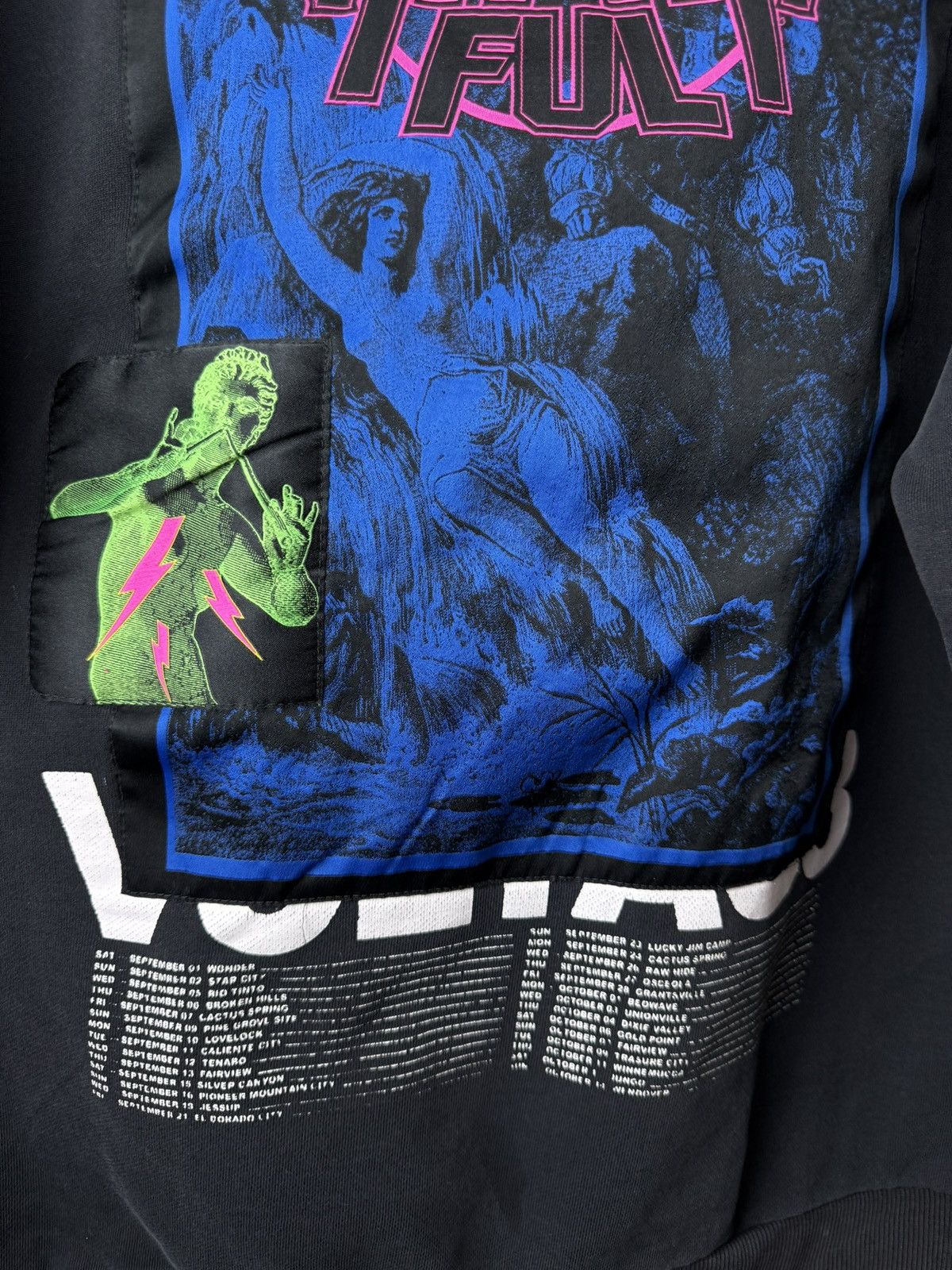Diesel 💥 Rare! Patchwork Diesel Archive Hoodie Avant Garde Hype Size US M / EU 48-50 / 2 - 12 Thumbnail