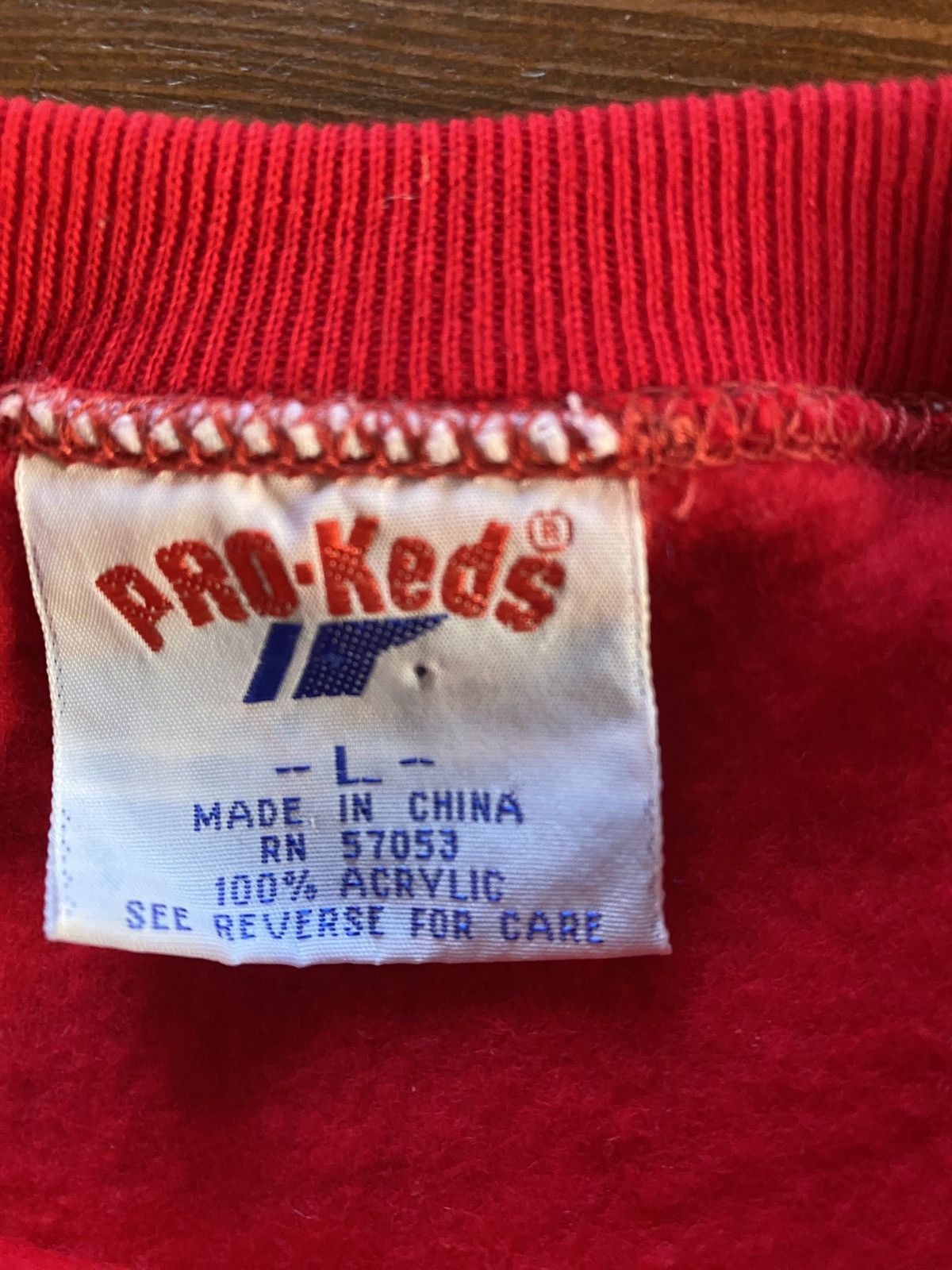 Pro-Keds Vintage 80’s Pro-Keds Red & Grey Crewneck Sweatshirt Size US S / EU 44-46 / 1 - 4 Thumbnail