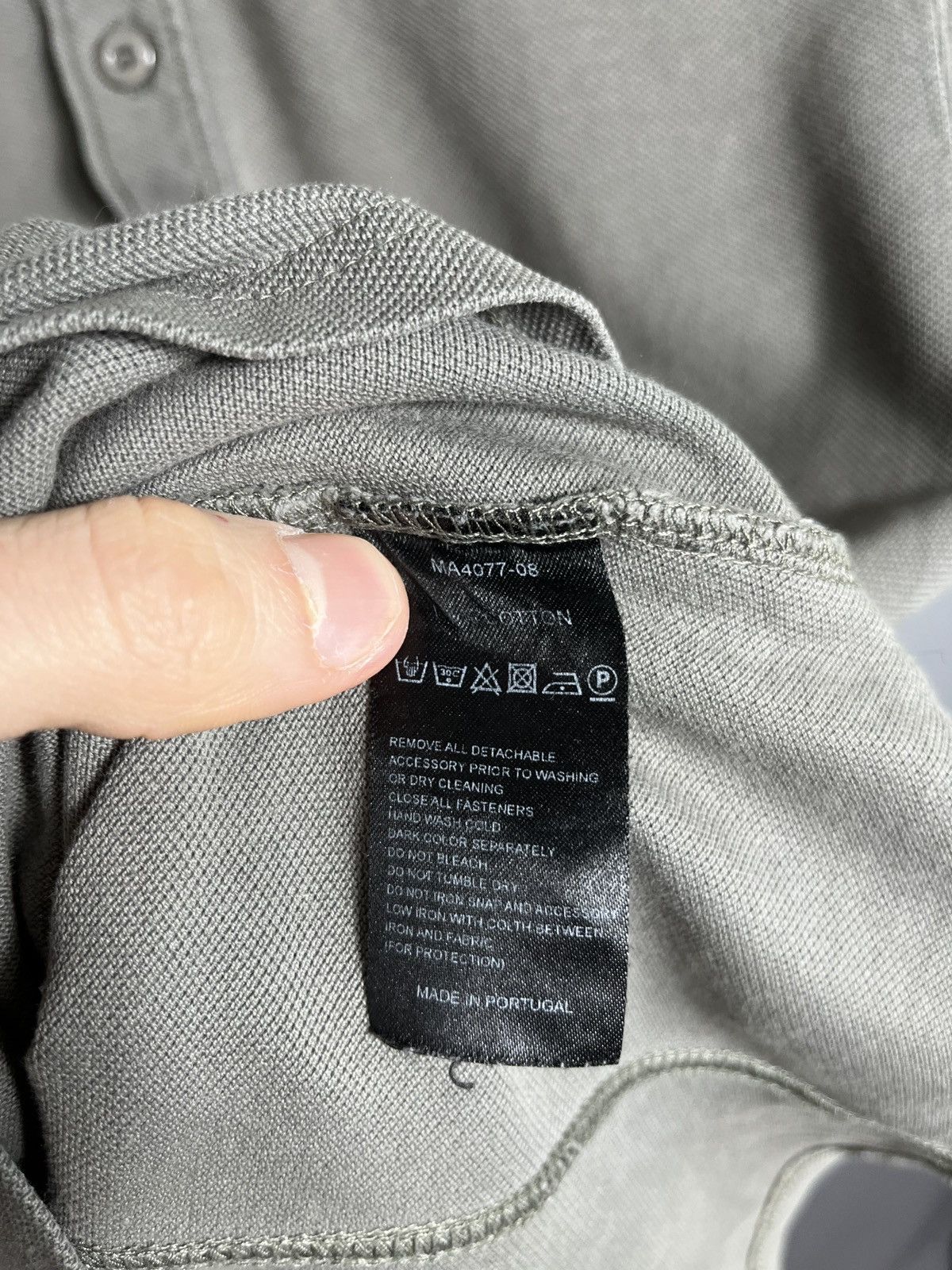 MA.STRUM Ma.Strum Short Sleeve Polo Shirt Grey Cotton Men’s Casual Size US S / EU 44-46 / 1 - 7 Thumbnail