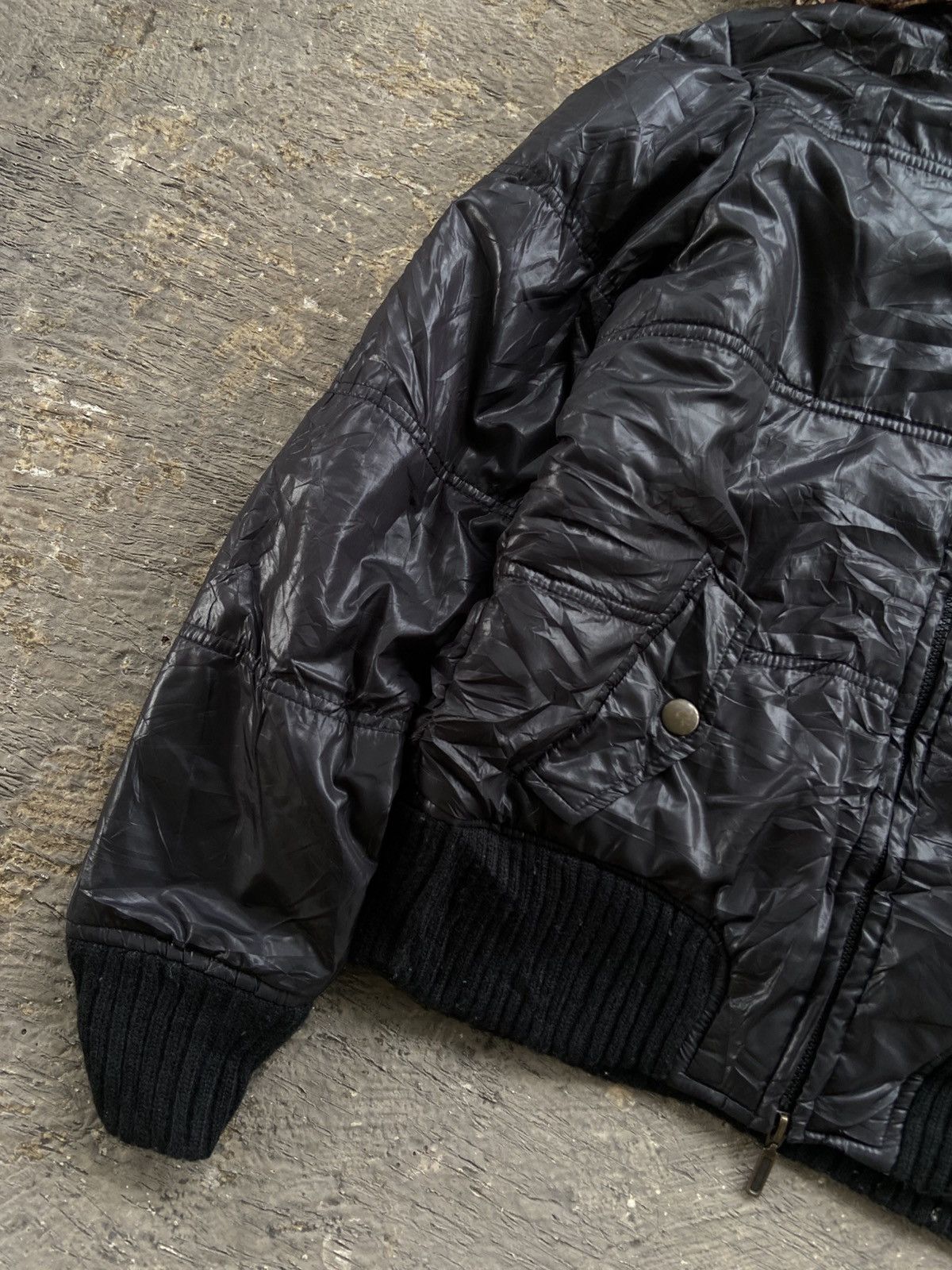 If Six Was Nine 2000s Cornflake - Vkei Apocalypse Style Bomber Fur Jacket Size M / US 6-8 / IT 42-44 - 10 Thumbnail