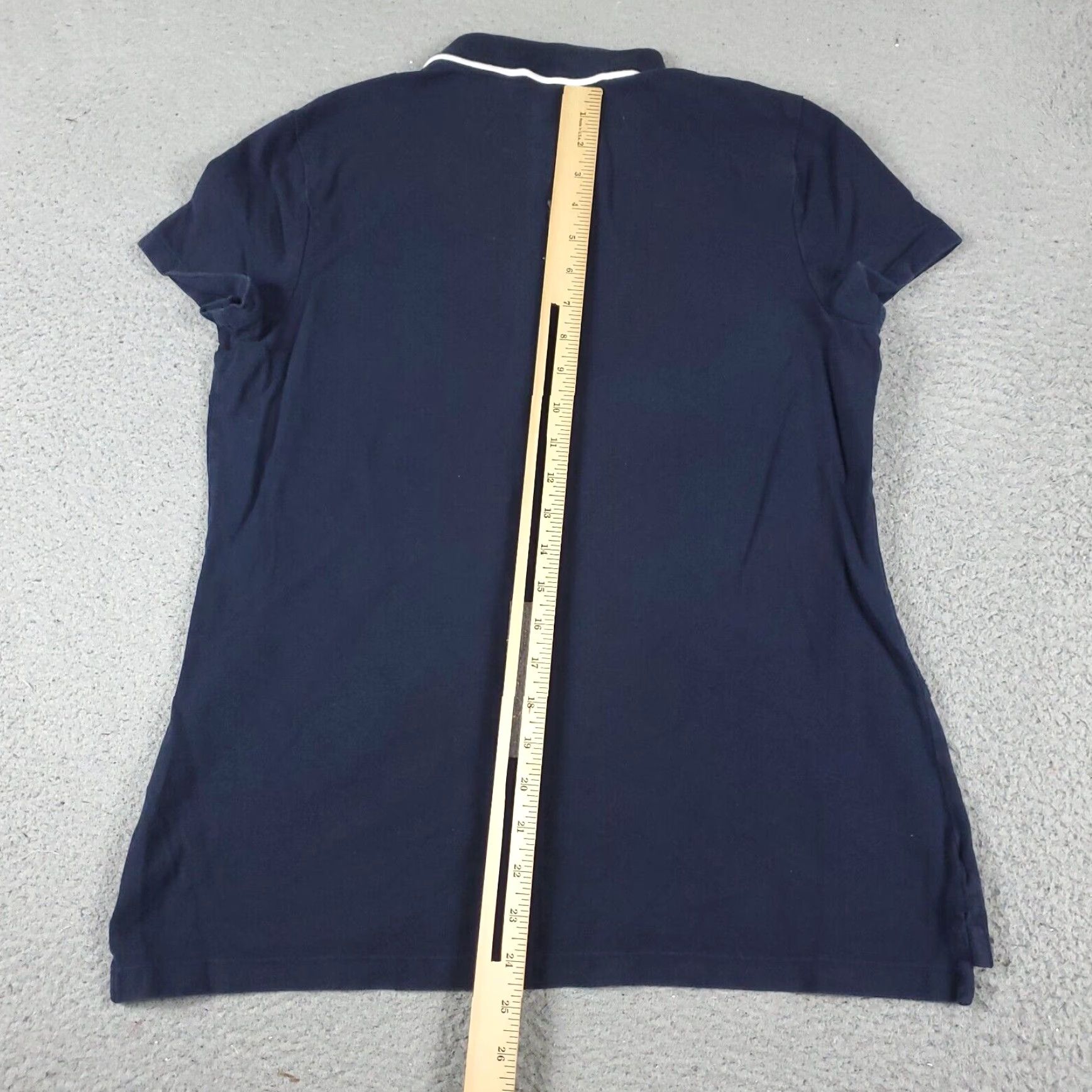 Tommy Hilfiger Tommy Hilfiger Polo Shirt Womens Medium Blue Short Sleeve Casual Ladies Size M / US 6-8 / IT 42-44 - 4 Thumbnail