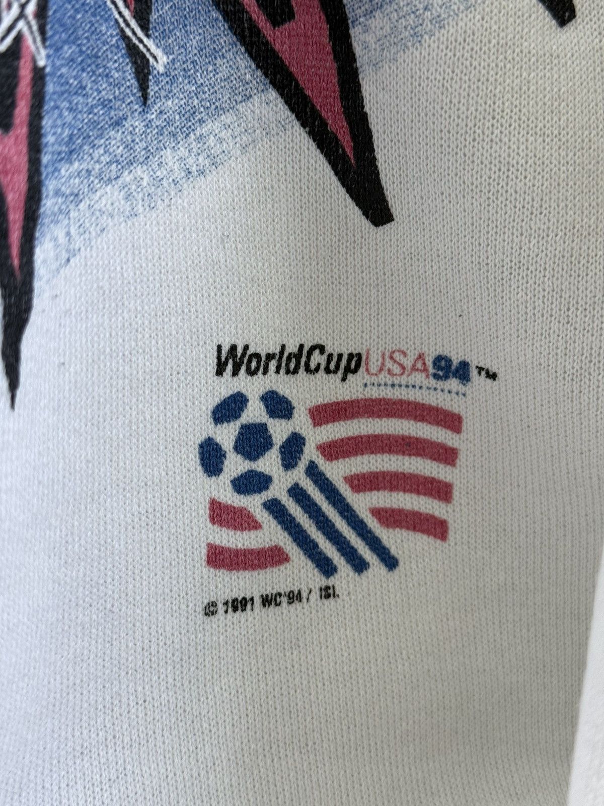 Vintage Vintage 1994 World Cup USA Soccer Graphic Sweatshirt 1991 Size US L / EU 52-54 / 3 - 6 Thumbnail