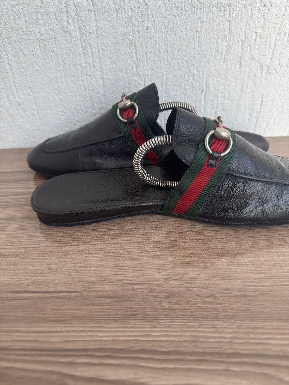 Gucci Princetown horsebit web Sandals Size US 8 / EU 41 - 14 Thumbnail