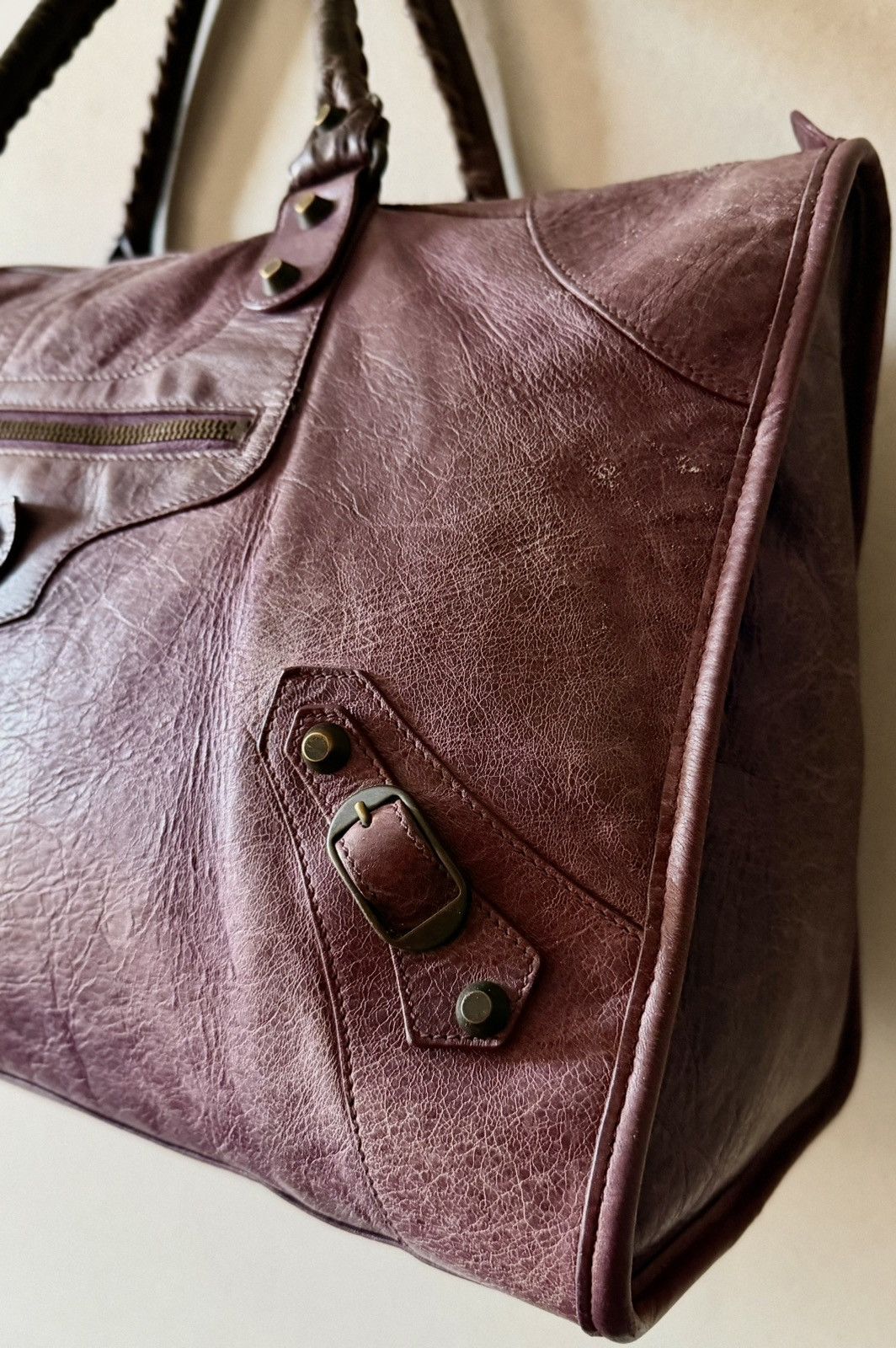 Balenciaga Balenciaga - 2000’s - Classic Le City - Lambskin Work Bag Size ONE SIZE - 3 Thumbnail