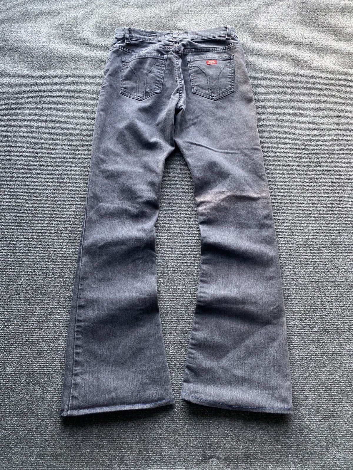 Miss Sixty 🔥Miss Sixty Bootcut Gray 25 Jeans gothic emo alt rare Size 25" / US 0 / IT 36 - 2 Thumbnail