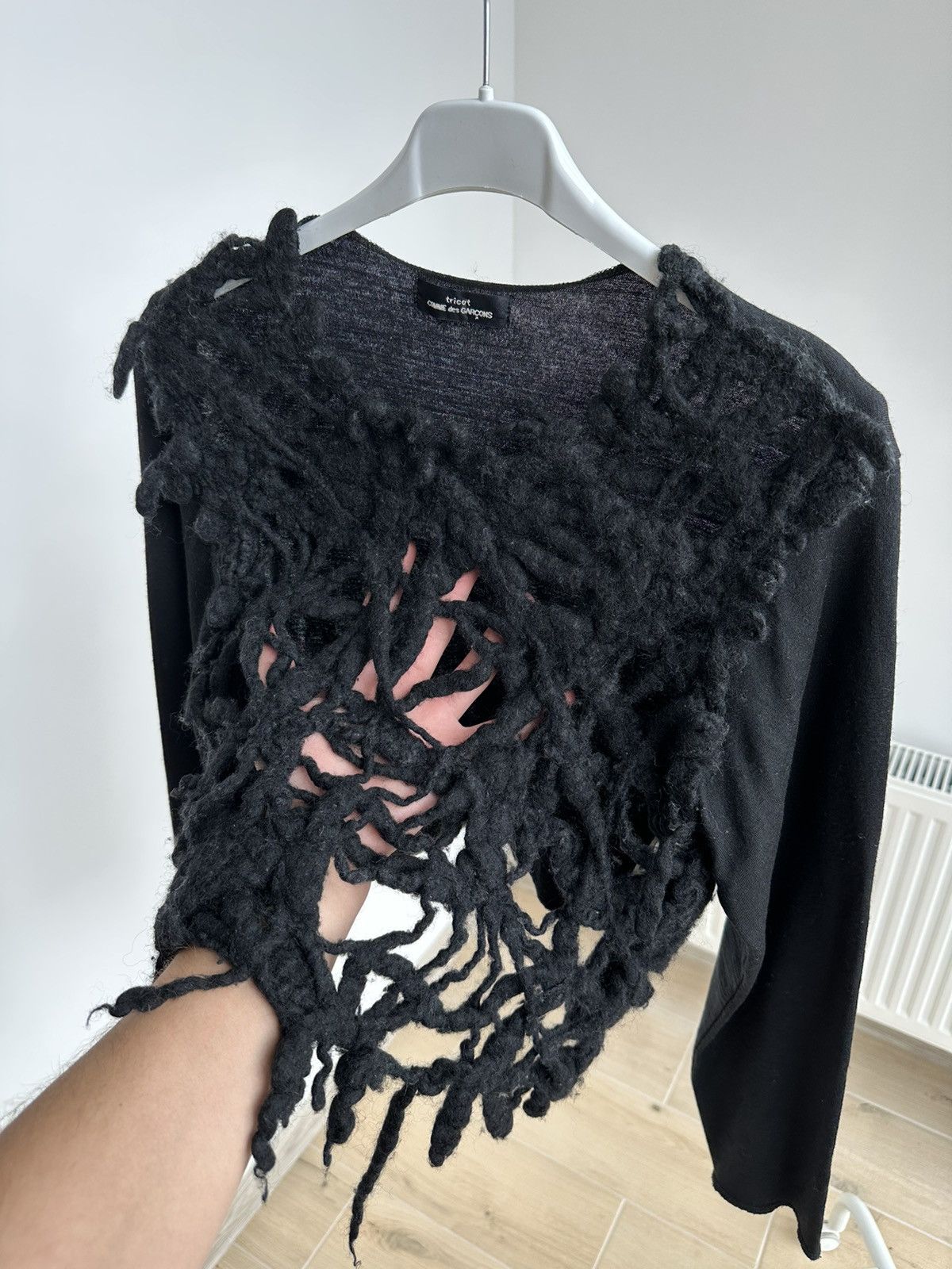 Comme des Garcons Archive Comme Des Garçons tricot 1992 Wool Net Jumper Size S / US 4 / IT 40 - 2 Thumbnail