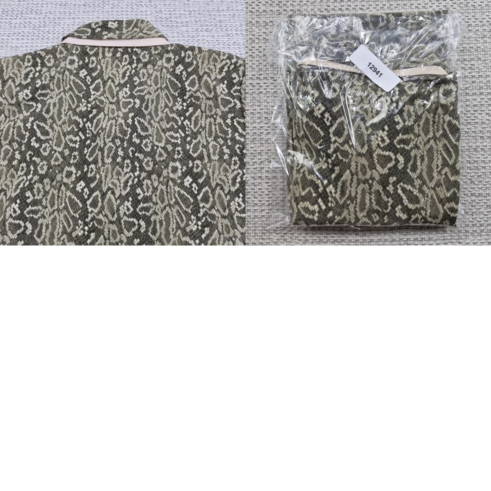 Vintage VINTAGE Charl Justine Shirt Womens Large Button Up Snake Print Tunic Top 70s 80s Size L / US 10 / IT 46 - 9 Thumbnail