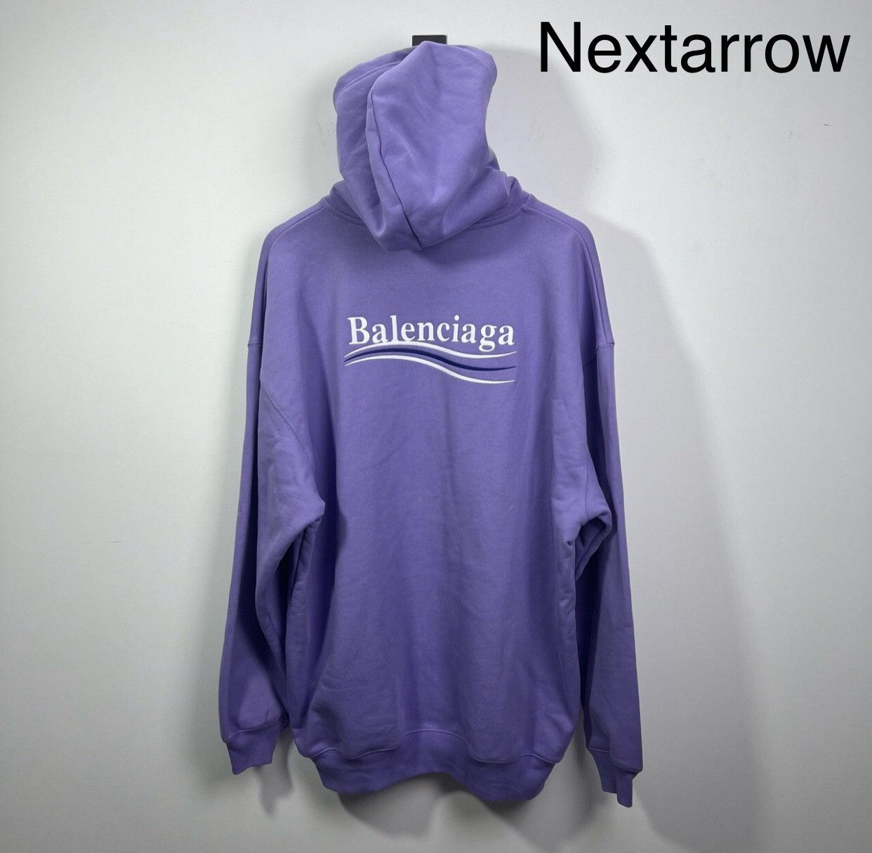 Balenciaga Balenciaga Wave Cola taro purple embroidered washed hoodie Size US XS / EU 42 / 0 - 2 Thumbnail