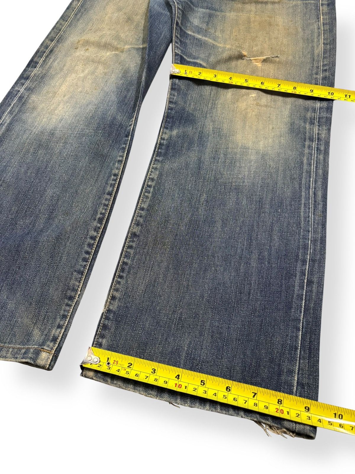 Undercover × Uniqlo Vintage Uniqlo S003 Mud Wash Baggy Distressed Grunge Jeans Size US 34 / EU 50 - 14 Thumbnail