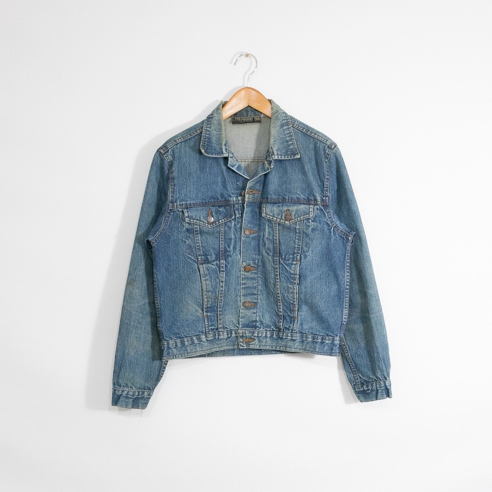 Vintage Vintage 90s Generation One Denim Trucker Jacket Mens Small Size US L / EU 52-54 / 3 - 1 Thumbnail