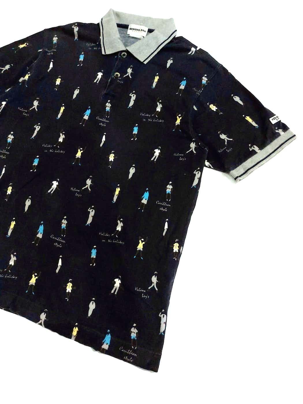 Designer × Japanese Brand × Kensho Abe Vintage Kensho Abe Golf Monogram Polo Size US M / EU 48-50 / 2 - 4 Thumbnail