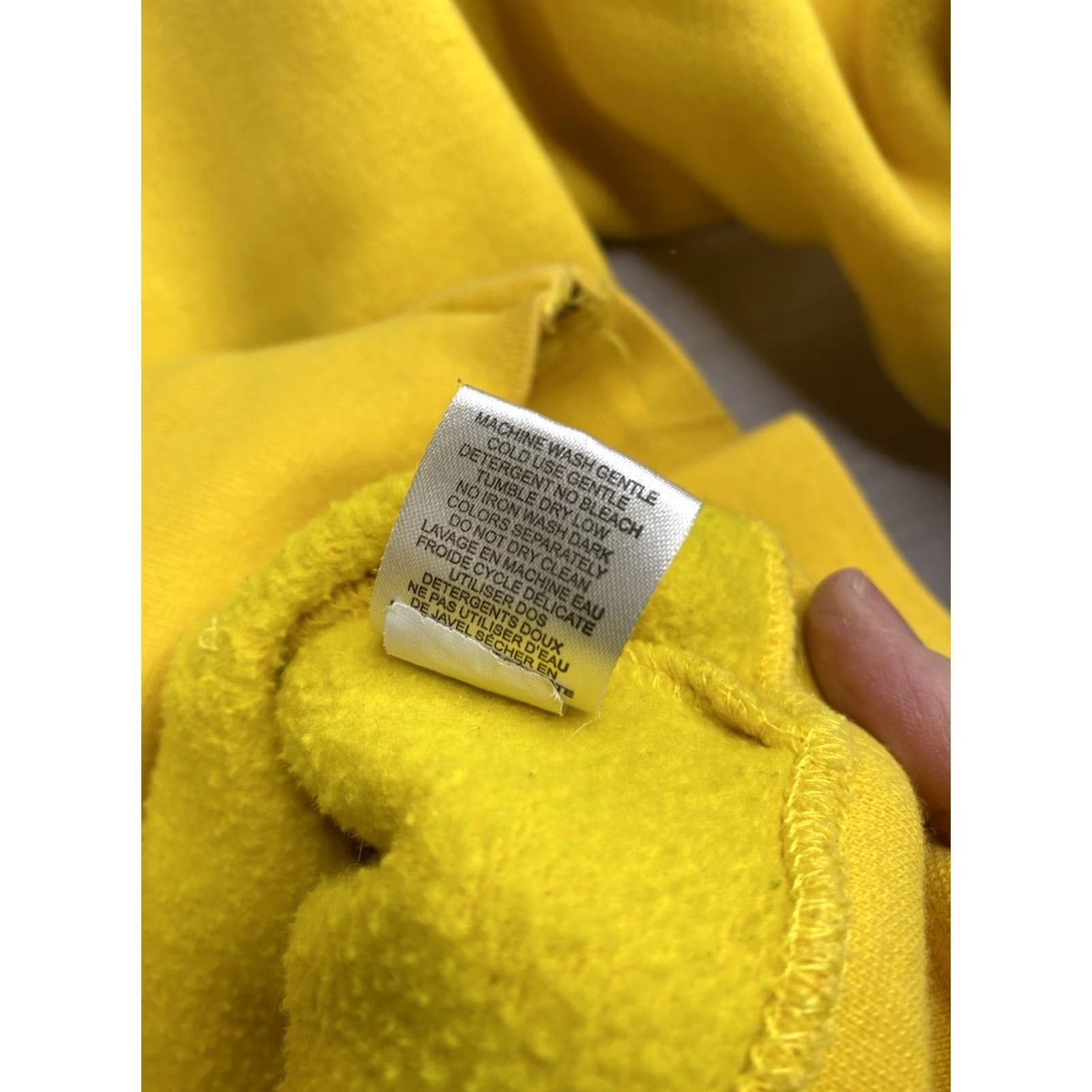 Fox Racing Fox Racing Jacket Jr M Hoodie Yellow Sweatshirt Full Zip Vtg Y2K 2000s Riding Girls Hoodie Yellow Fox Logo Geometric 90s Vintage Size M / US 6-8 / IT 42-44 - 6 Thumbnail