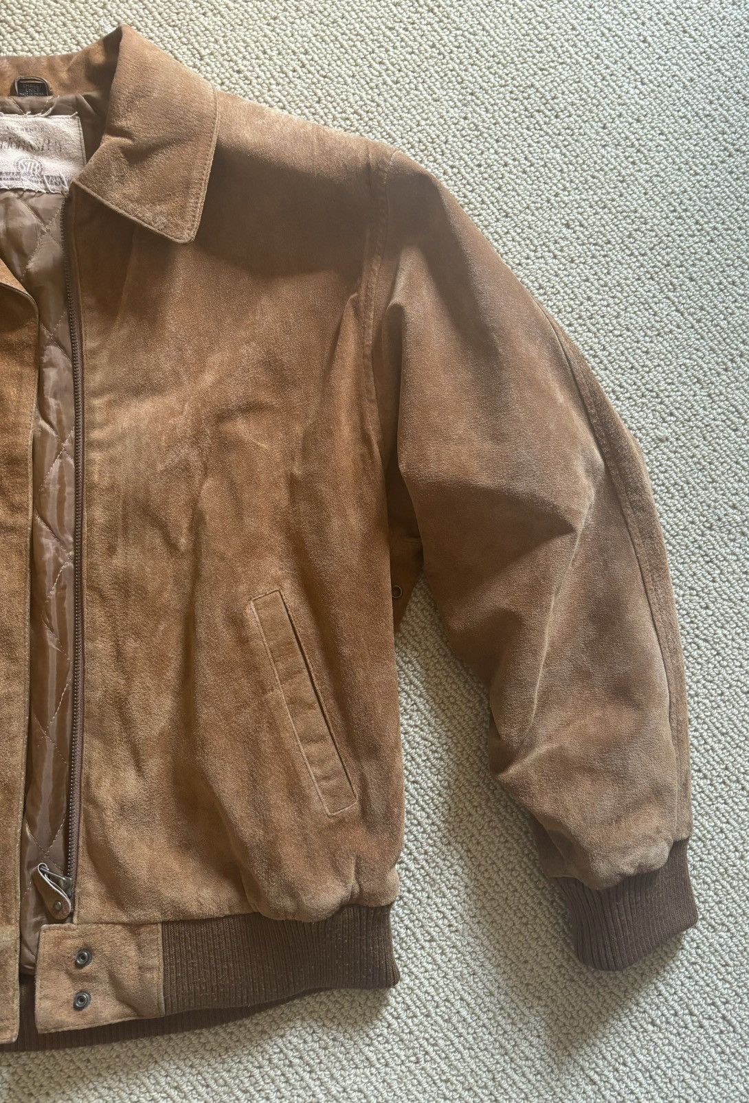 St. Johns Bay Vintage Suede Jacket Men’s Size US S / EU 44-46 / 1 - 4 Thumbnail