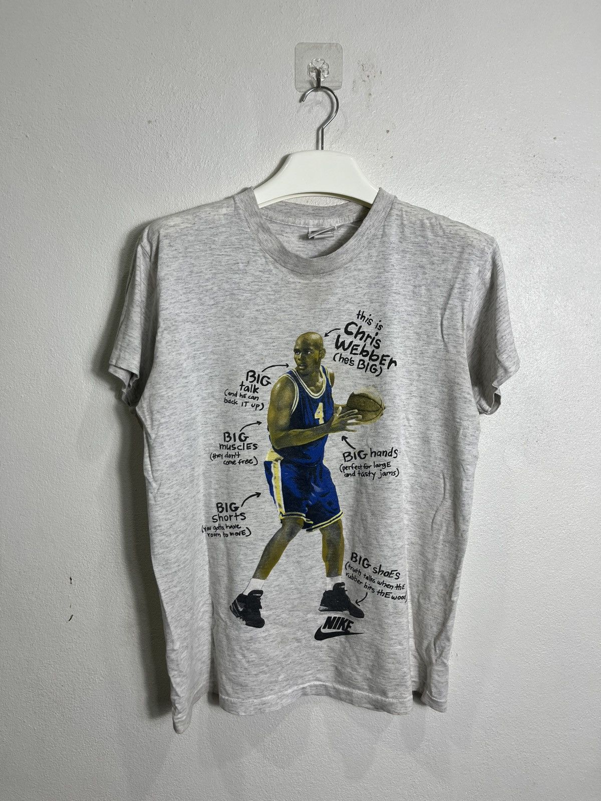 Nike Vintage NIKE CHRIS WEBBER TSHIRT Size US M / EU 48-50 / 2 - 1 Thumbnail