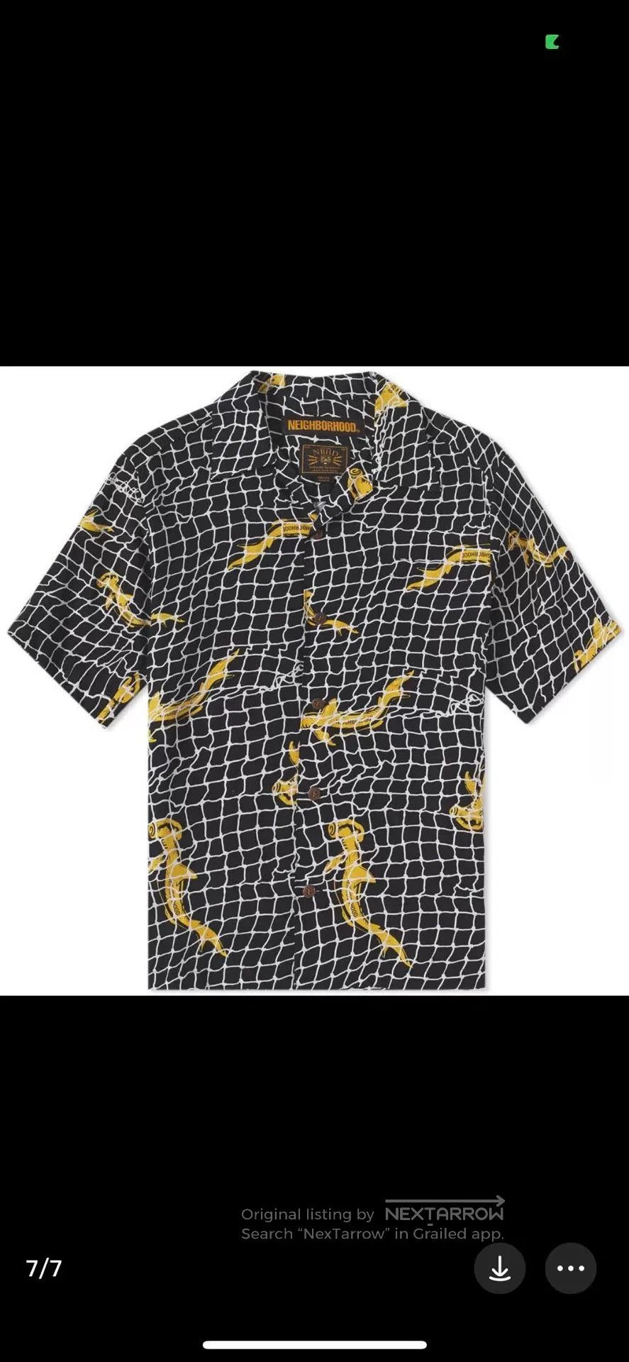 Neighborhood shark aloha short sleeve shirt. Size US L / EU 52-54 / 3 - 6 Thumbnail