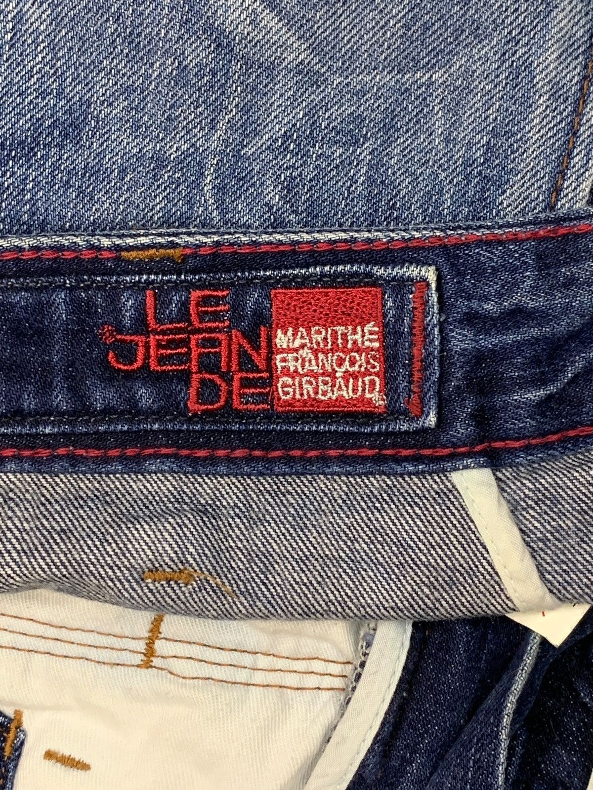 Marithe + Francois Girbaud Vintage Marithe Francois Girbaud Blue Wash Loose Fit Jeans Size US 33 - 3 Thumbnail