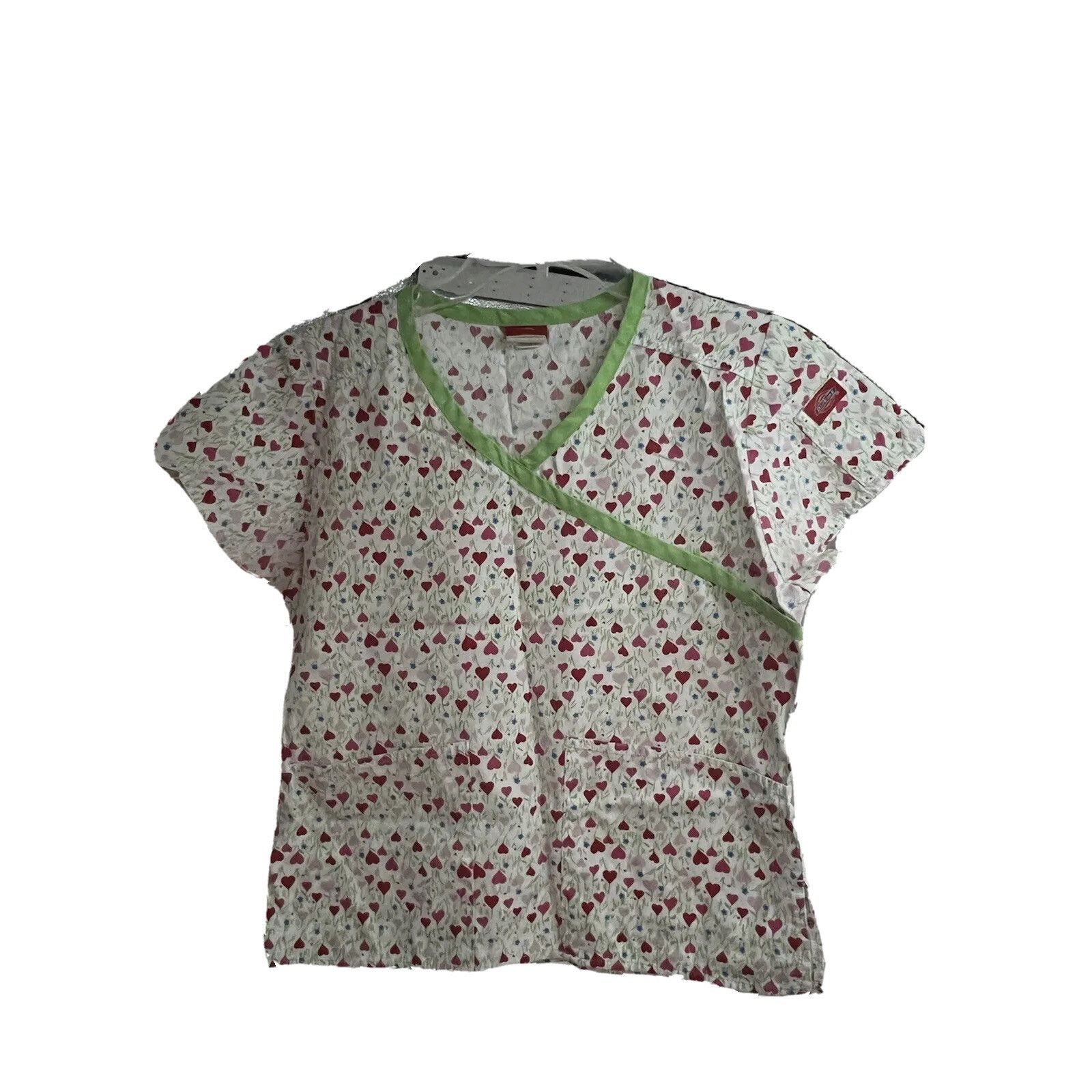 Dickies Lot 6 Uniform Medical Pullover Scrub Tops Shirts XS Pockets Size XS / US 0-2 / IT 36-38 - 9 Thumbnail