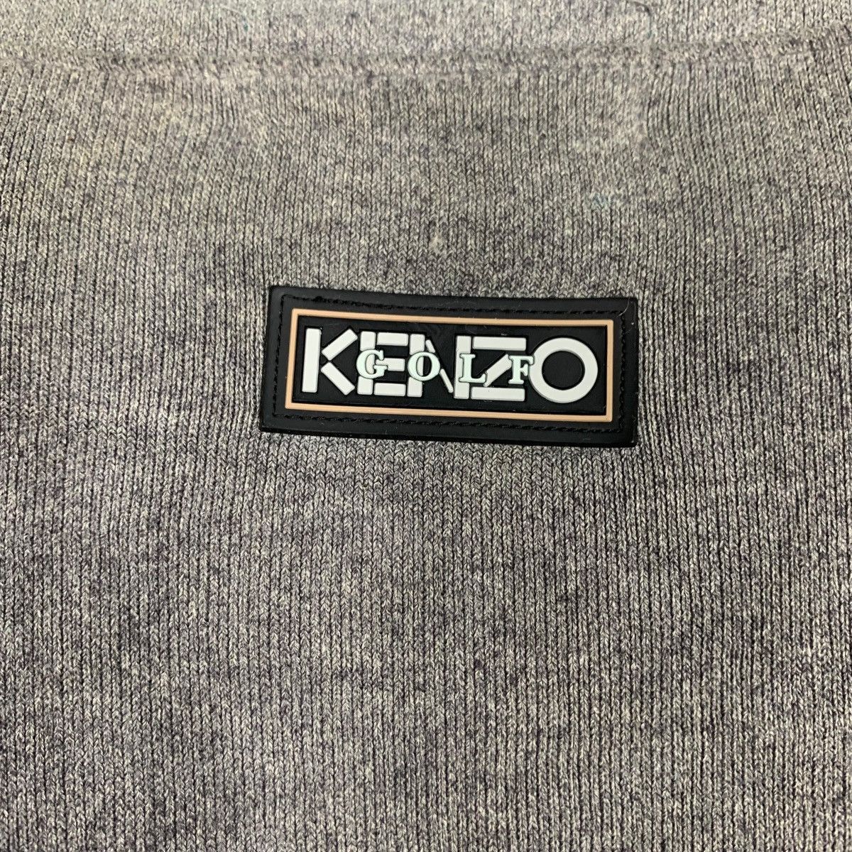 Kenzo Trashed KENZO Embroidery Big Logo Half Zip Sweater #0410-C19 Size US M / EU 48-50 / 2 - 9 Thumbnail