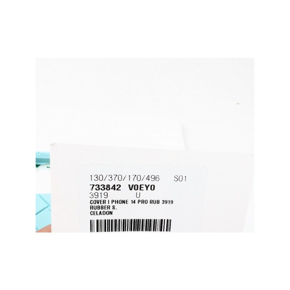 Bottega Veneta o1rshd1 Rubber Cover I Phone 14 Pro in Celadon in Light Blue Size ONE SIZE - 12 Thumbnail