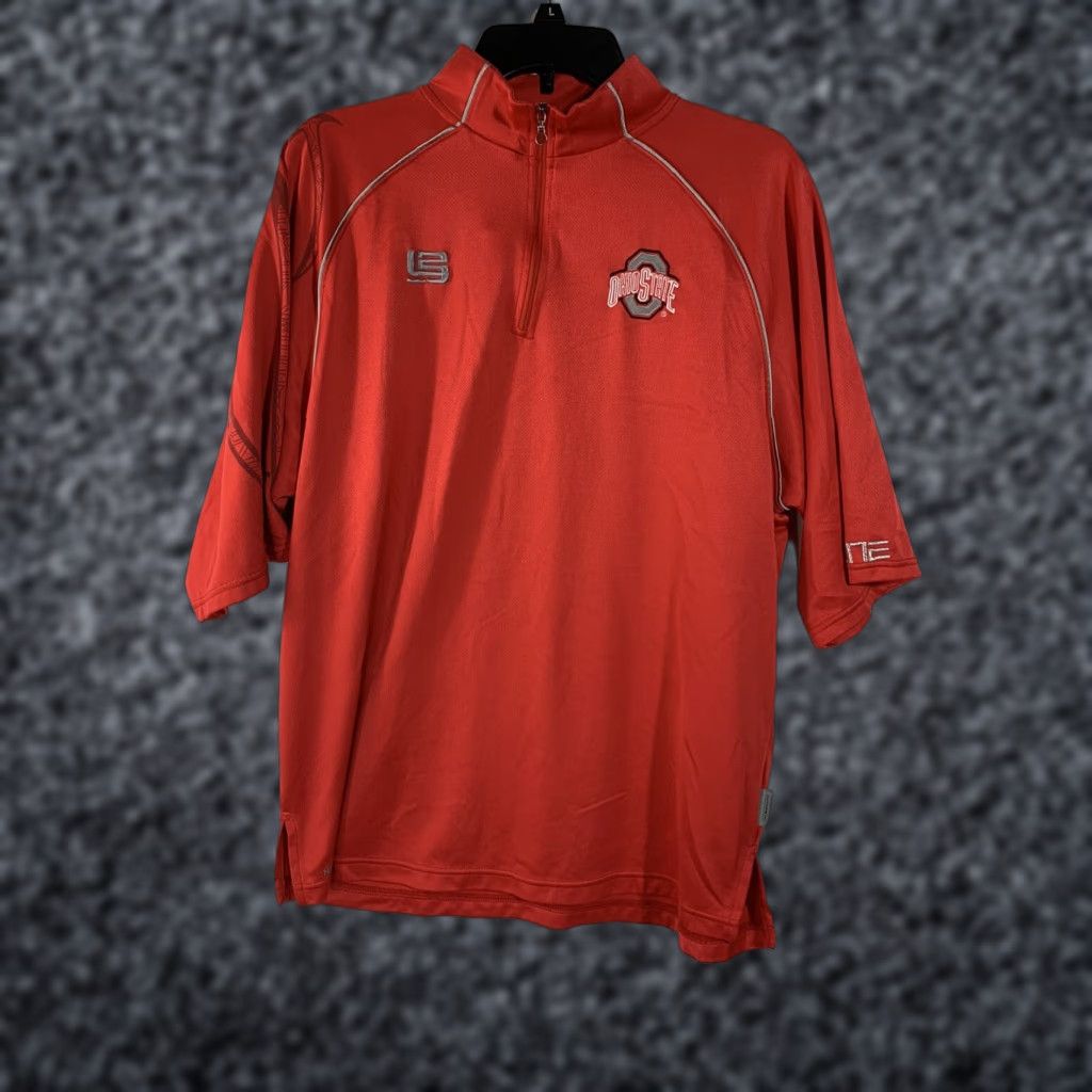 Nike VINTAGE Nike Mens M Ohio State University Middle Swoosh Warm Up Shirt Size US M / EU 48-50 / 2 - 1 Thumbnail