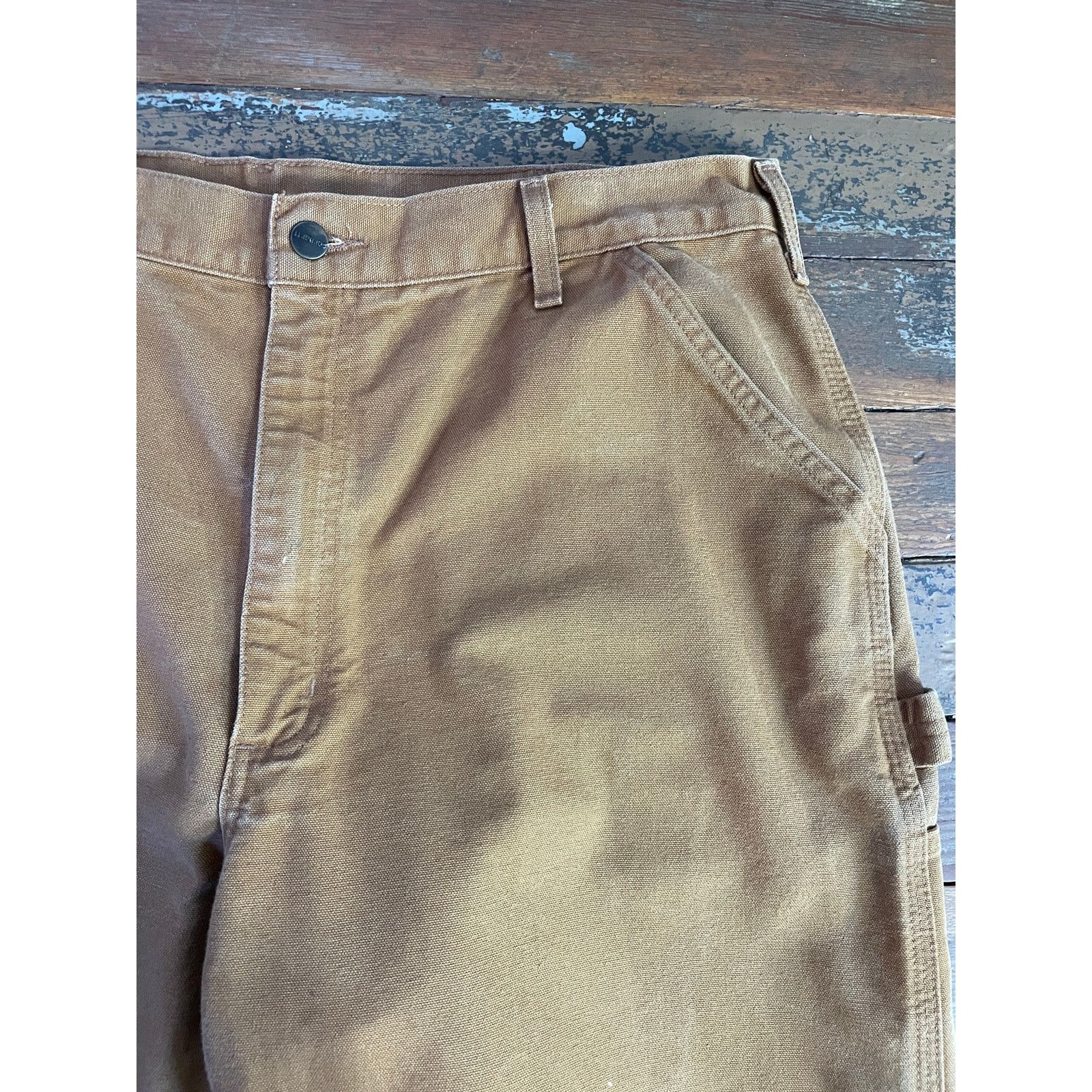 Carhartt Carhartt B11 Brown Duck Canvas Work Pants Mens 38x36 Size US 38 / EU 54 - 4 Thumbnail