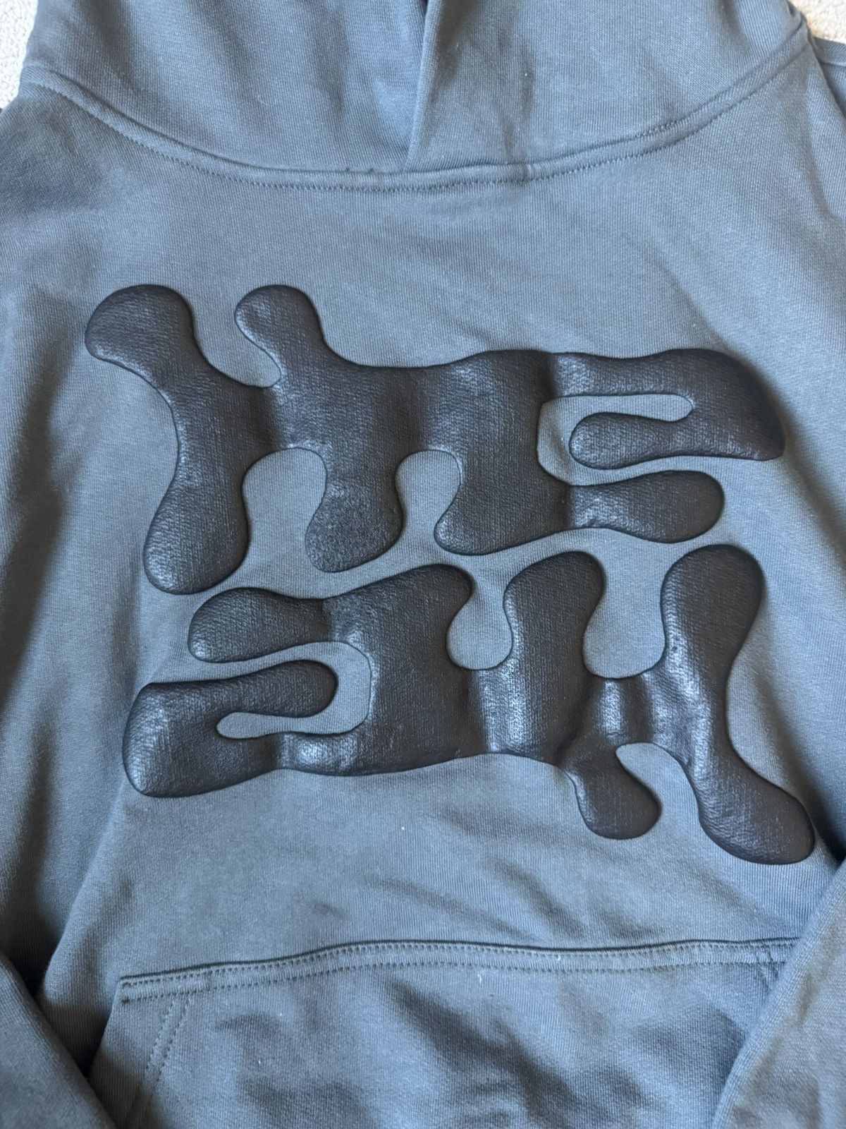 Other Youngchickenpox puffer letters charcoal sweatshirt Size US XL / EU 56 / 4 - 2 Thumbnail