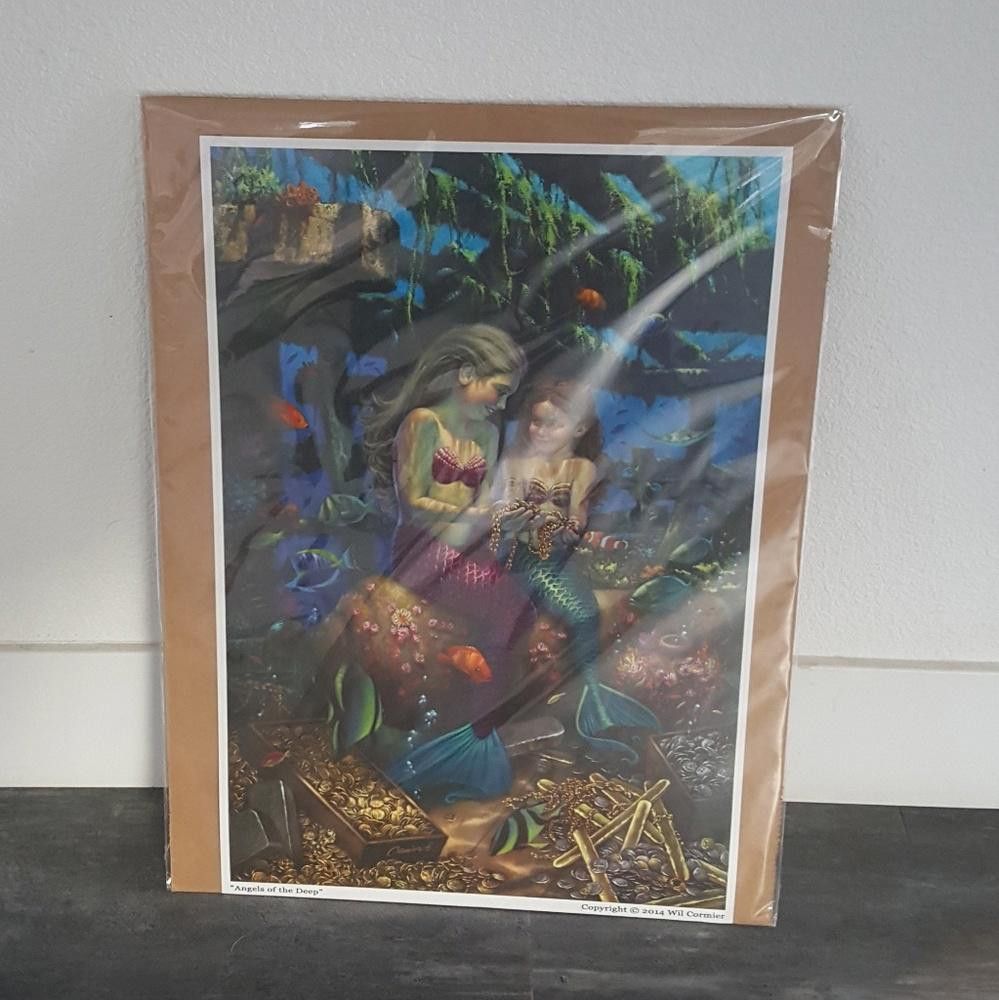 Designer Angels Of The Deep Photo Art Decor Size ONE SIZE - 1 Thumbnail