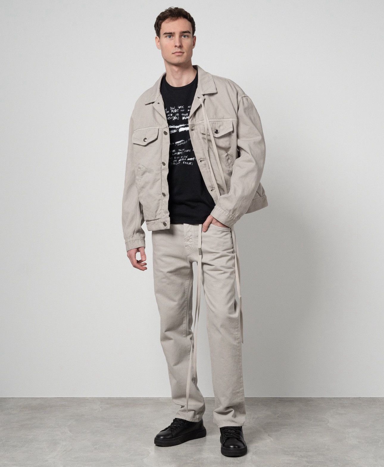 Ann Demeulemeester Last Ann Demeulemeester Govaart Grey Straight Leg Pants Size US 32 / EU 48 - 5 Thumbnail