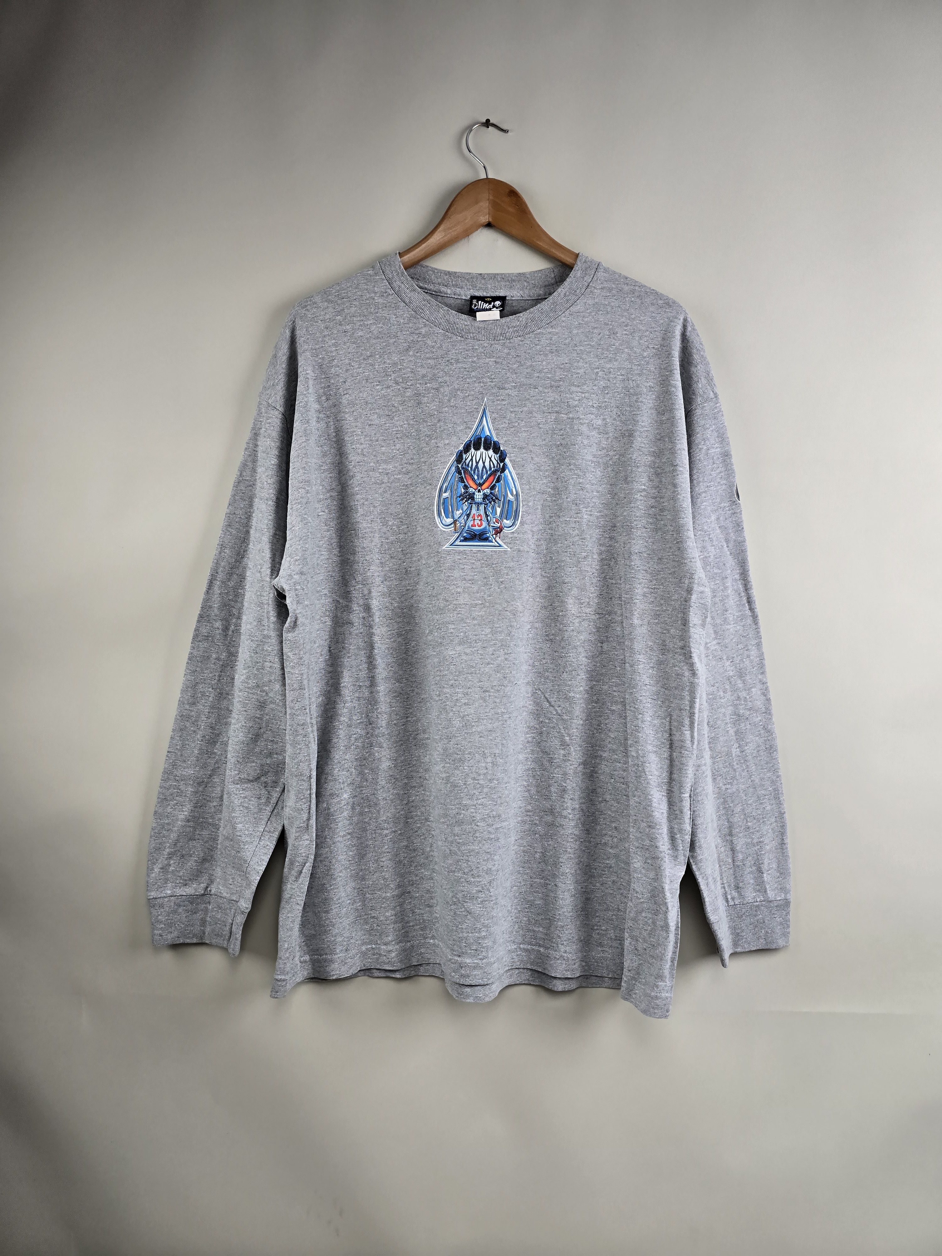 Flip Skateboards × Hook-Ups × Vintage 90s Blind Skateboards Long Sleeve XL 23" 30" Size US XL / EU 56 / 4 - 6 Thumbnail