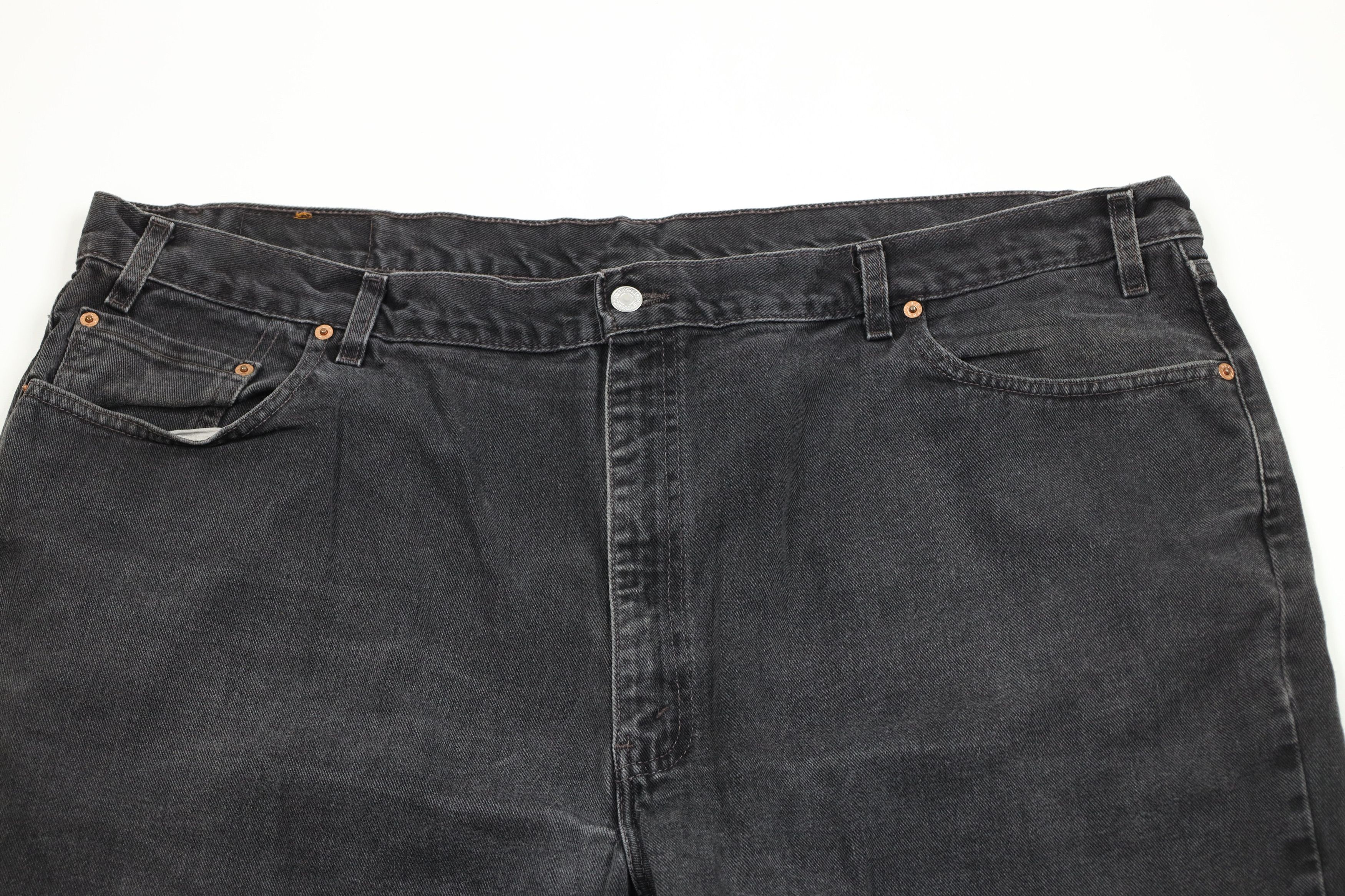 Levi's × Vintage Vintage Y2K 2000 Levis 550 Relaxed Fit Denim Jeans Black USA Size US 44 / EU 60 - 2 Thumbnail