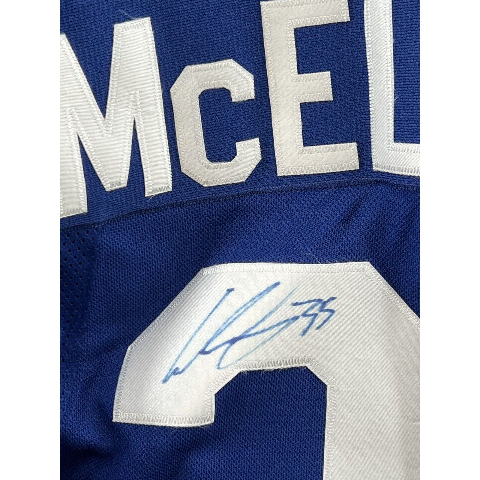 Adidas Adidas Curtis McElhinney Signed Toronto Maple Leafs Jersey Size US M / EU 48-50 / 2 - 4 Thumbnail