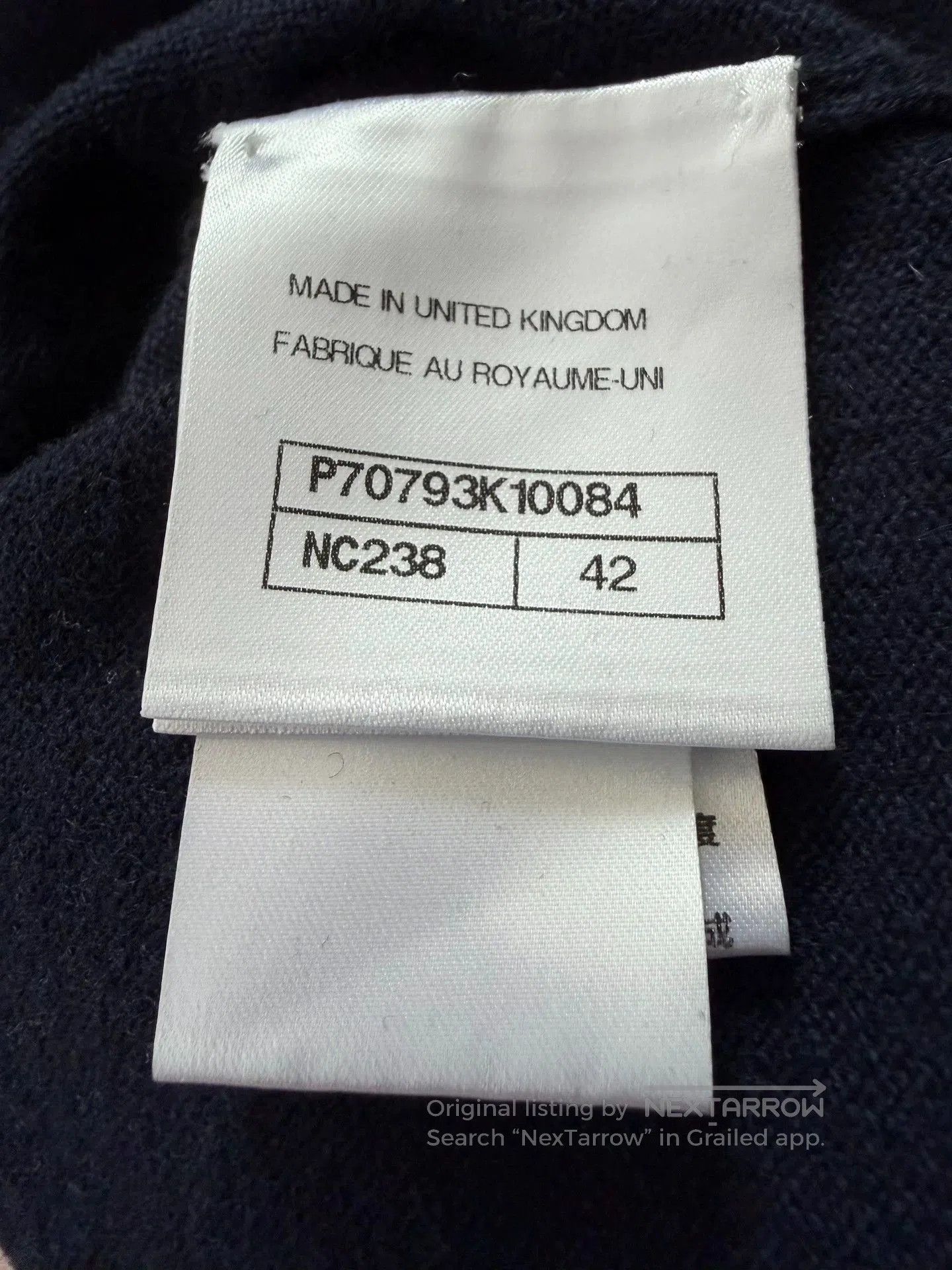 Chanel Chanel 21S Blue Pink Trim Cardigan. Size US XL / EU 56 / 4 - 5 Thumbnail