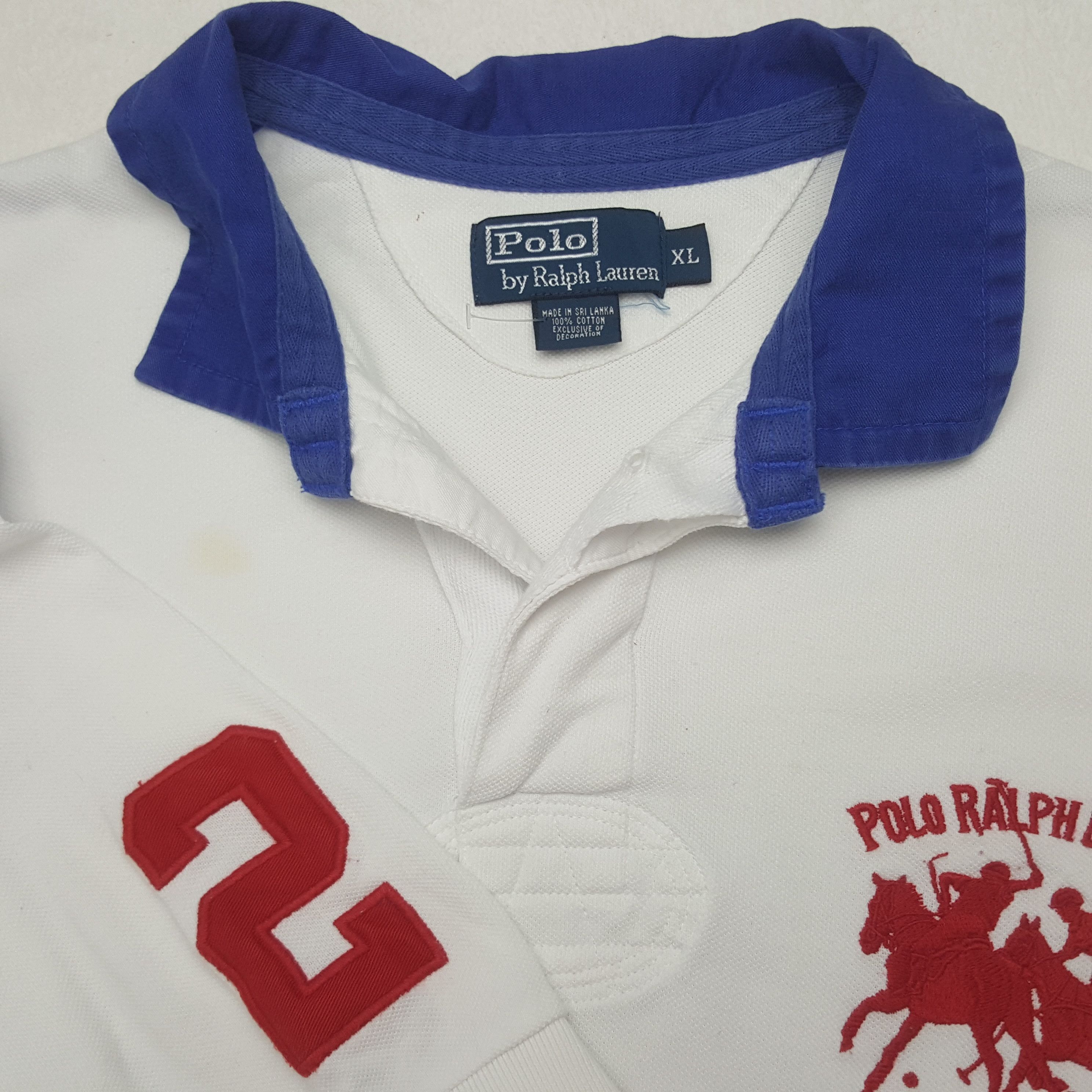 Polo Ralph Lauren × Vintage Vintage Polo by Ralph Lauren American Brand Polos Size US XXL / EU 58 / 5 - 4 Thumbnail